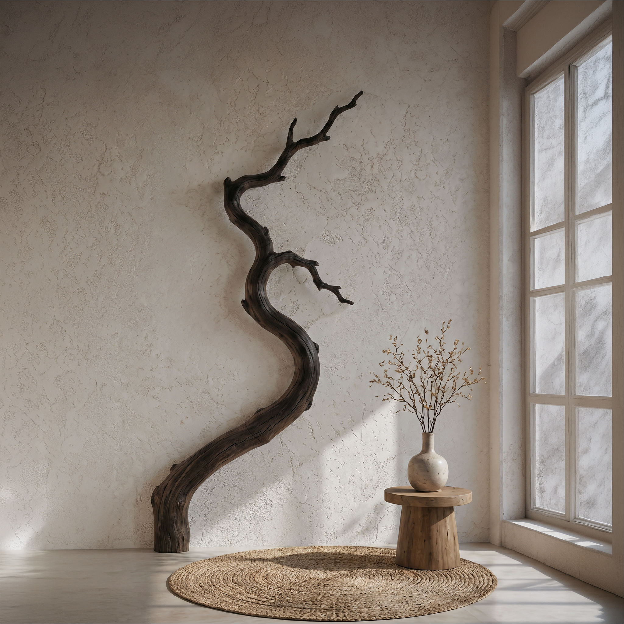Nature Inspired Wall Decor Tree Branch Form For Entryway