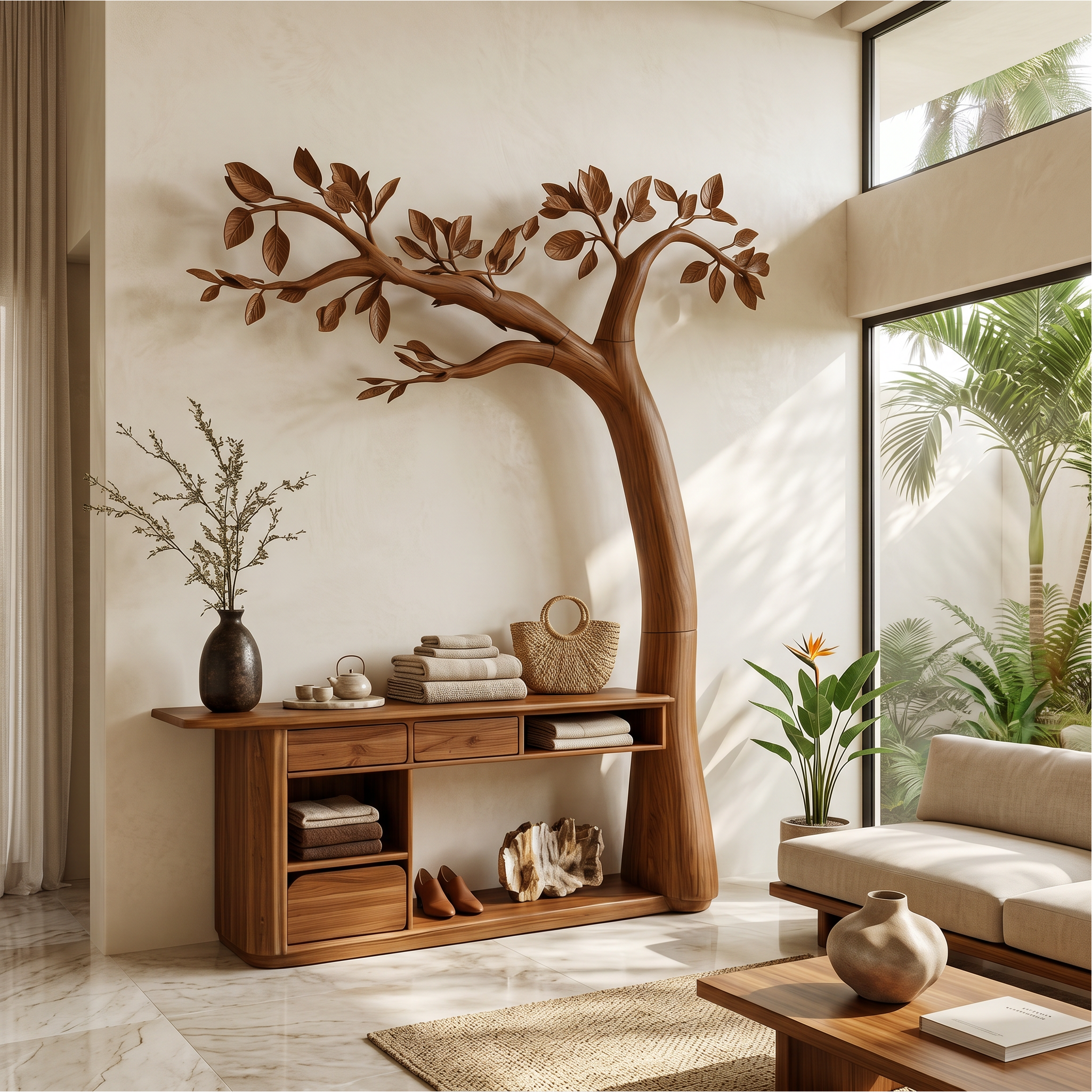 Organic Corner Makeup Vanity Bedroom And Dressing Room