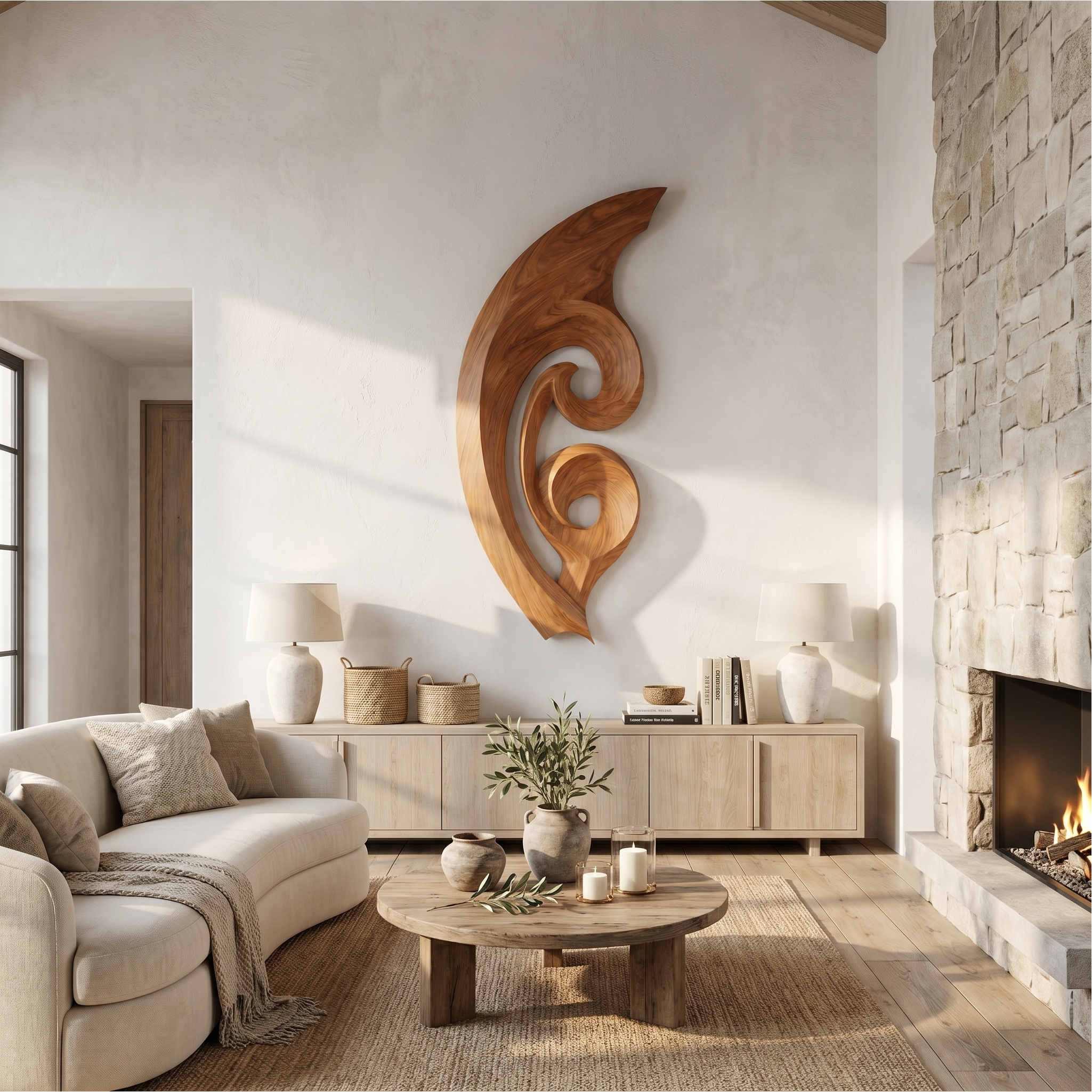 Organic Wall Sculpture For Living Room