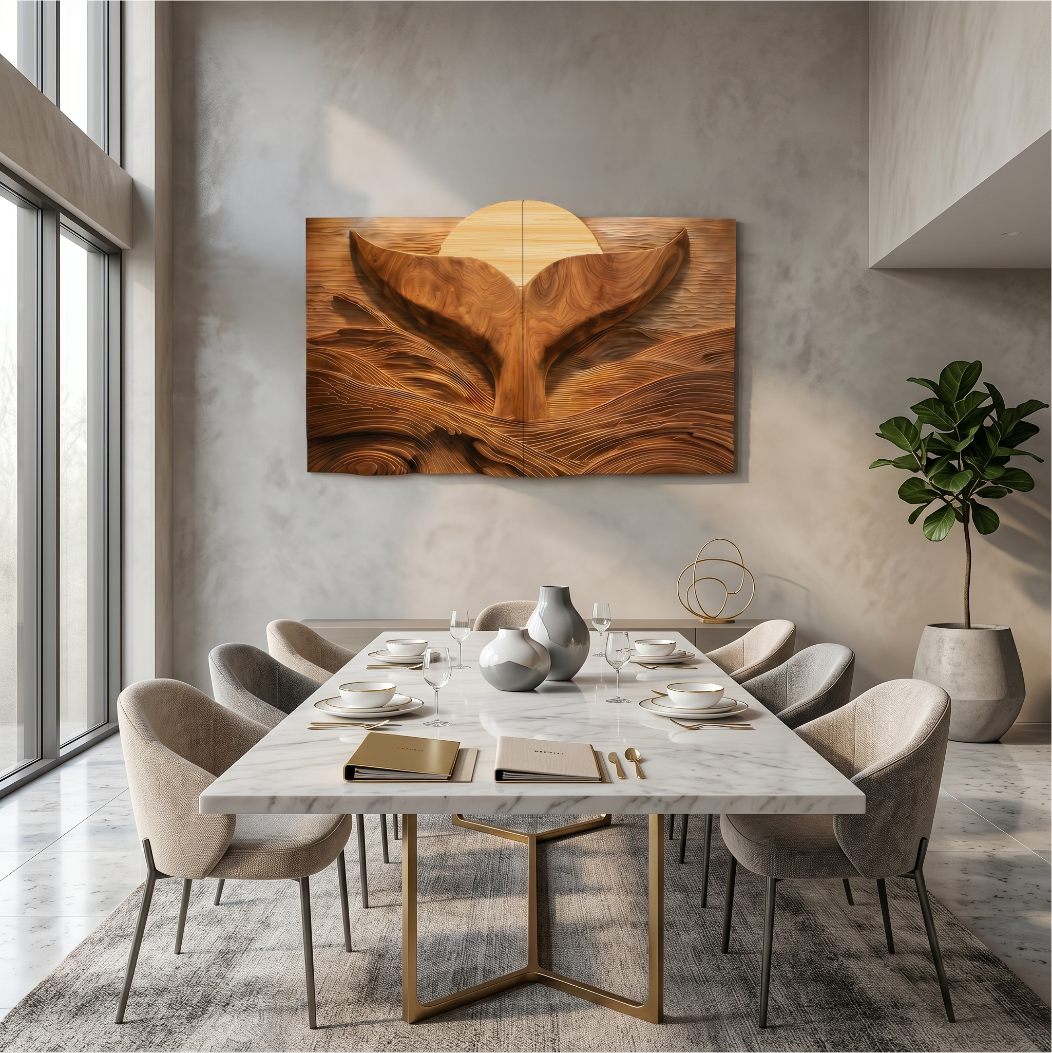 Eagle Sunrise Wall Art Panel For Dining Room And Living Room