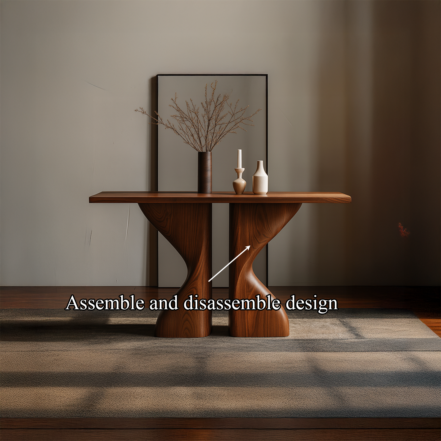 Midcentury Console Table Living Room