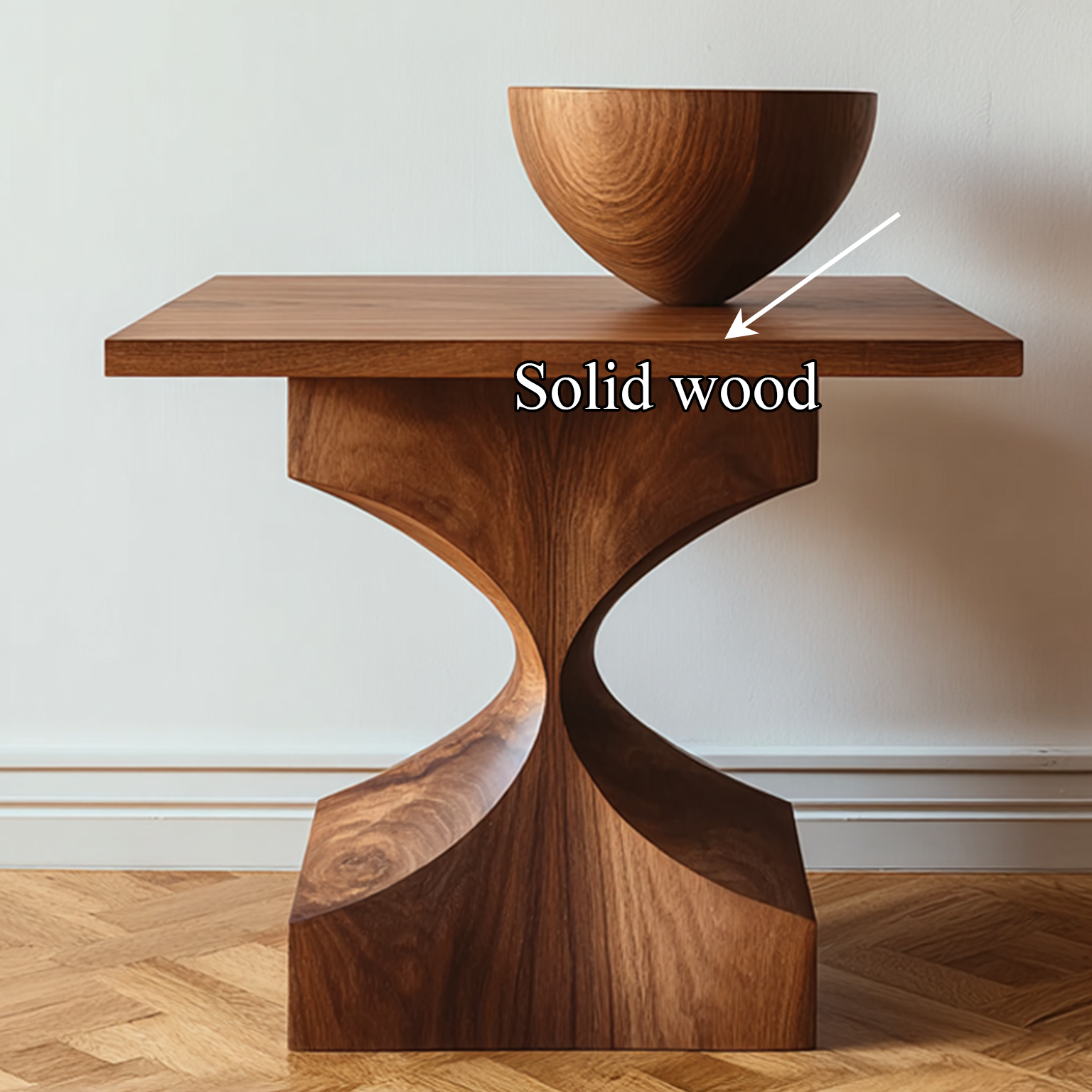 Mid Century End Table Living Room