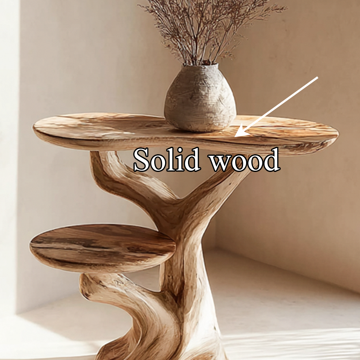 Rustic Side Table Living Room Or Office