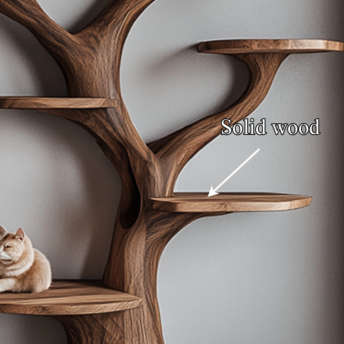 Rustic Handcrafted Cat Tree Furniture Contemporary Interiors