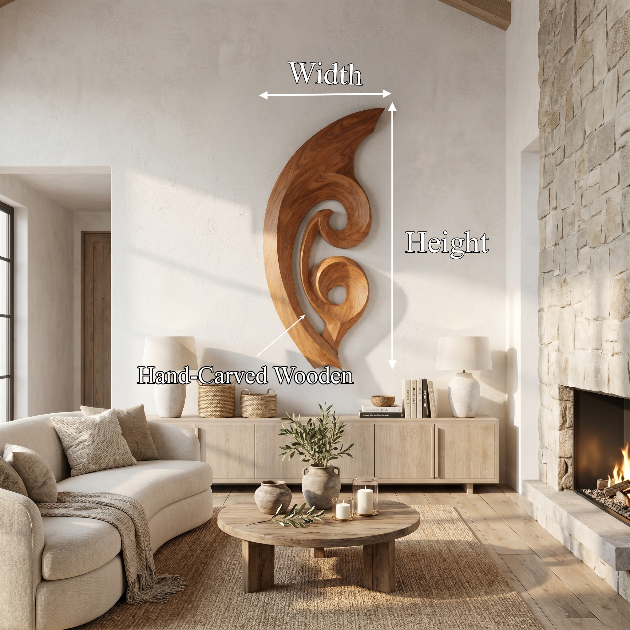 Organic Wall Sculpture For Living Room