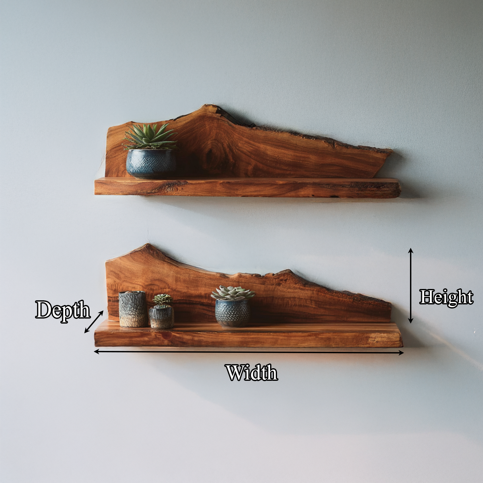 Custom Floating Shelves Living Room Decoration Gift