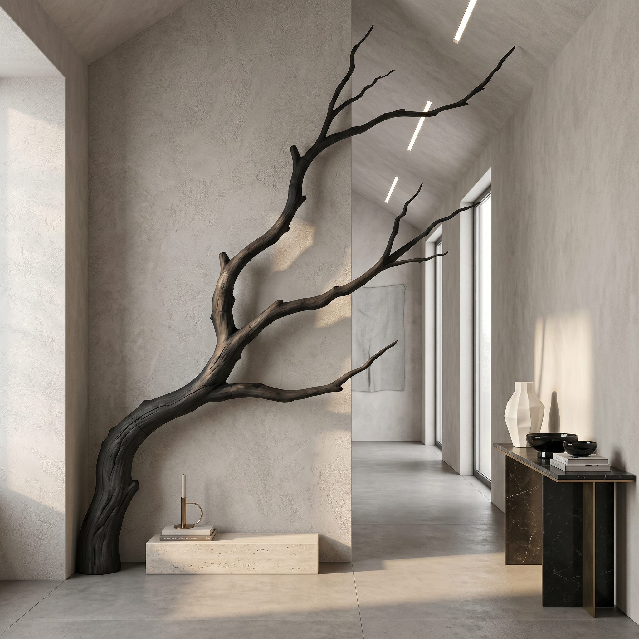Artisan Wall Decor Handcrafted Tree Branch Sculpture For Living Room