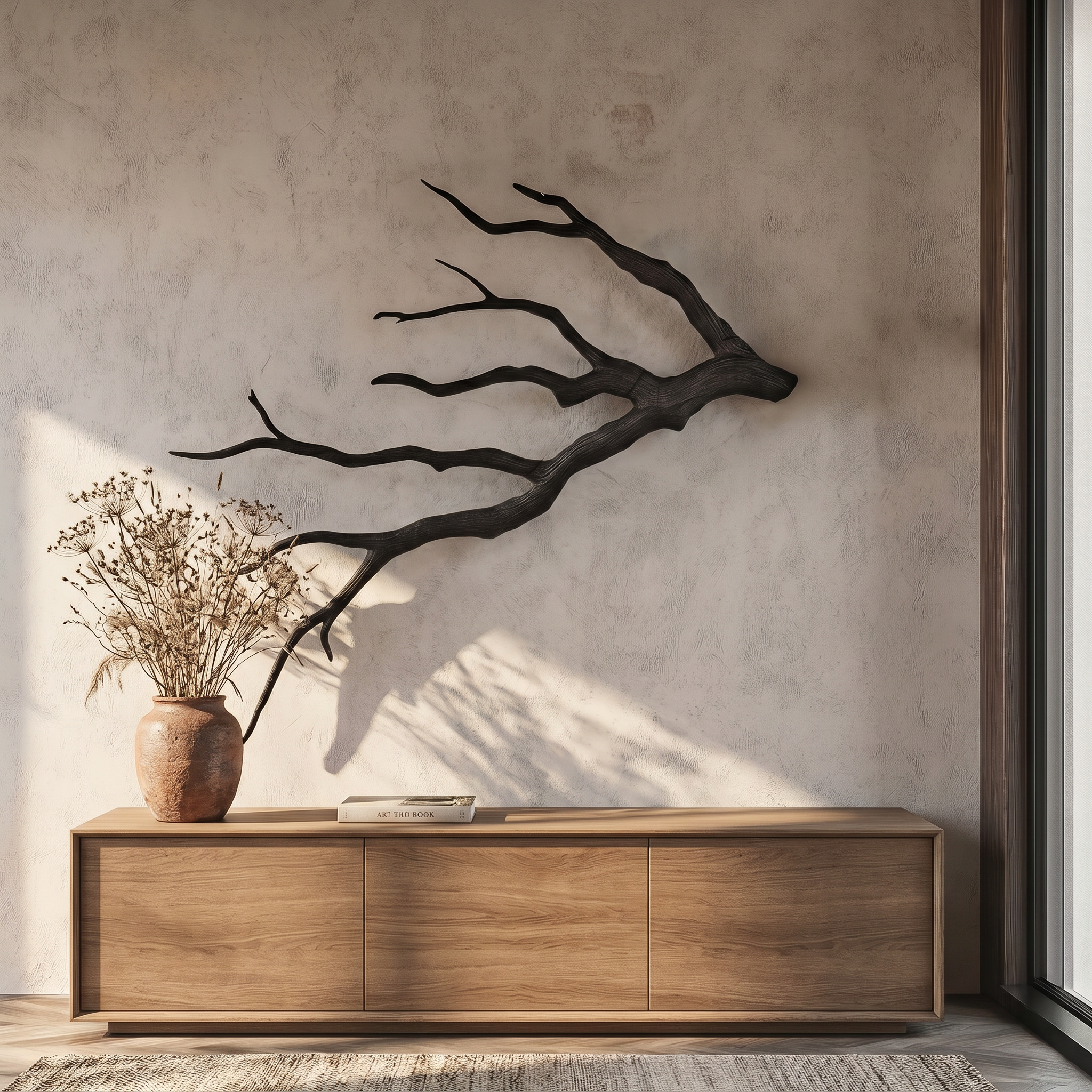 Sculptural Tree Branch Wall Decor Nature Inspired Design For Living Room
