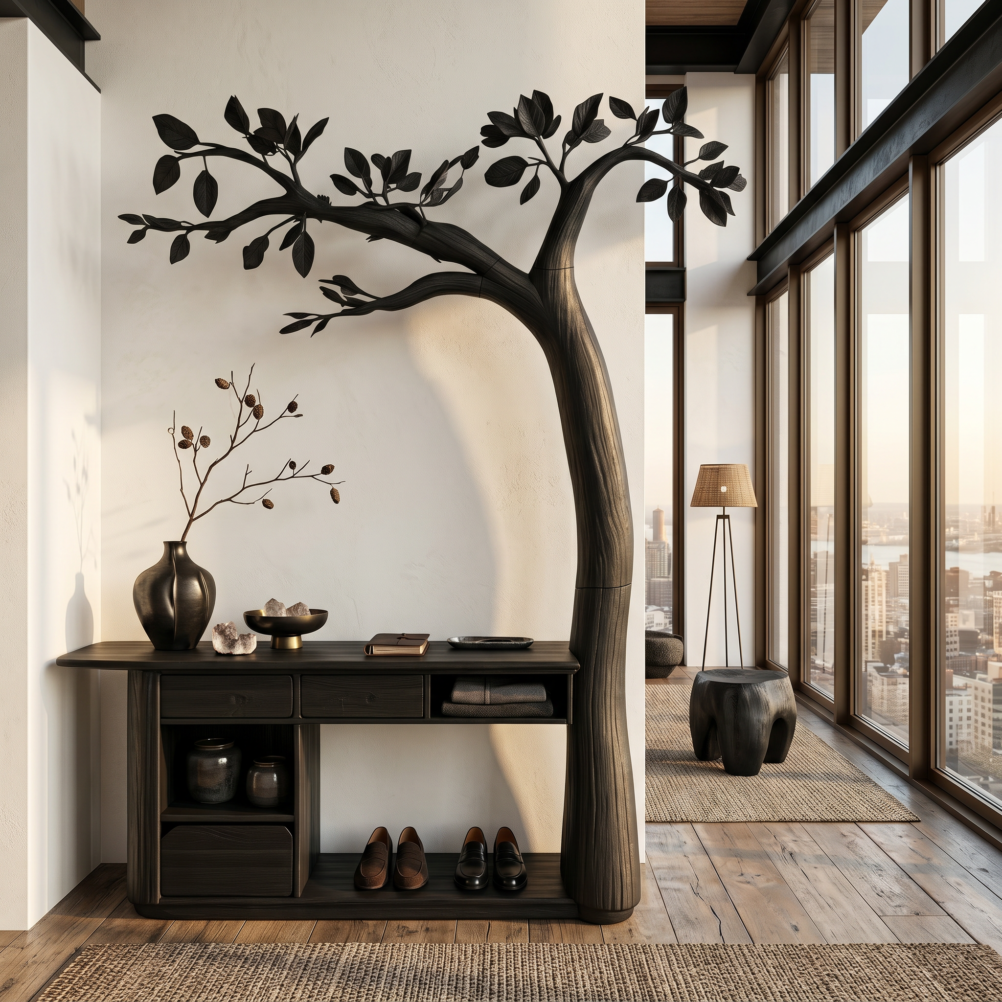 Organic Corner Makeup Vanity Bedroom And Dressing Room