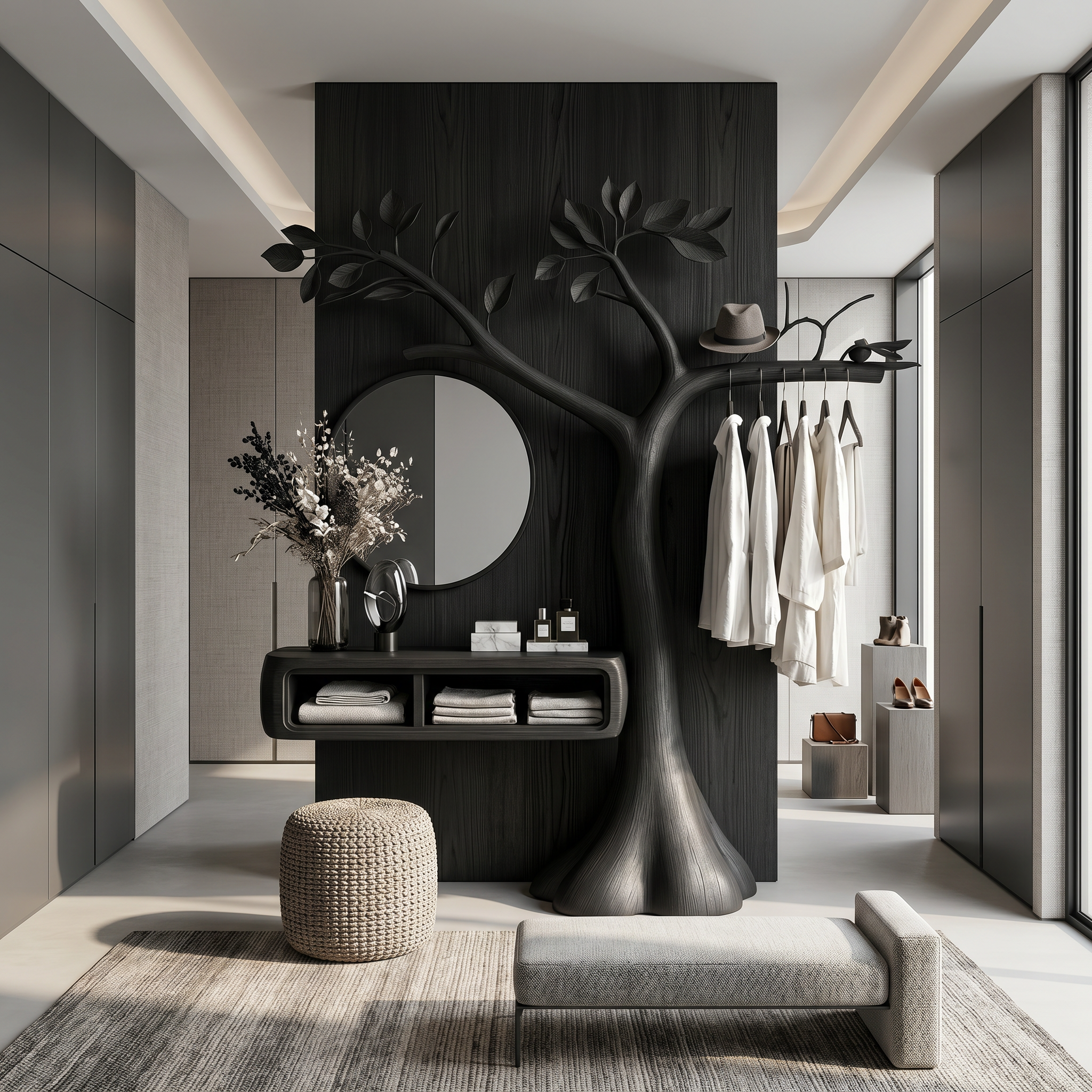 Natural Makeup Vanity Bedroom And Dressing Room