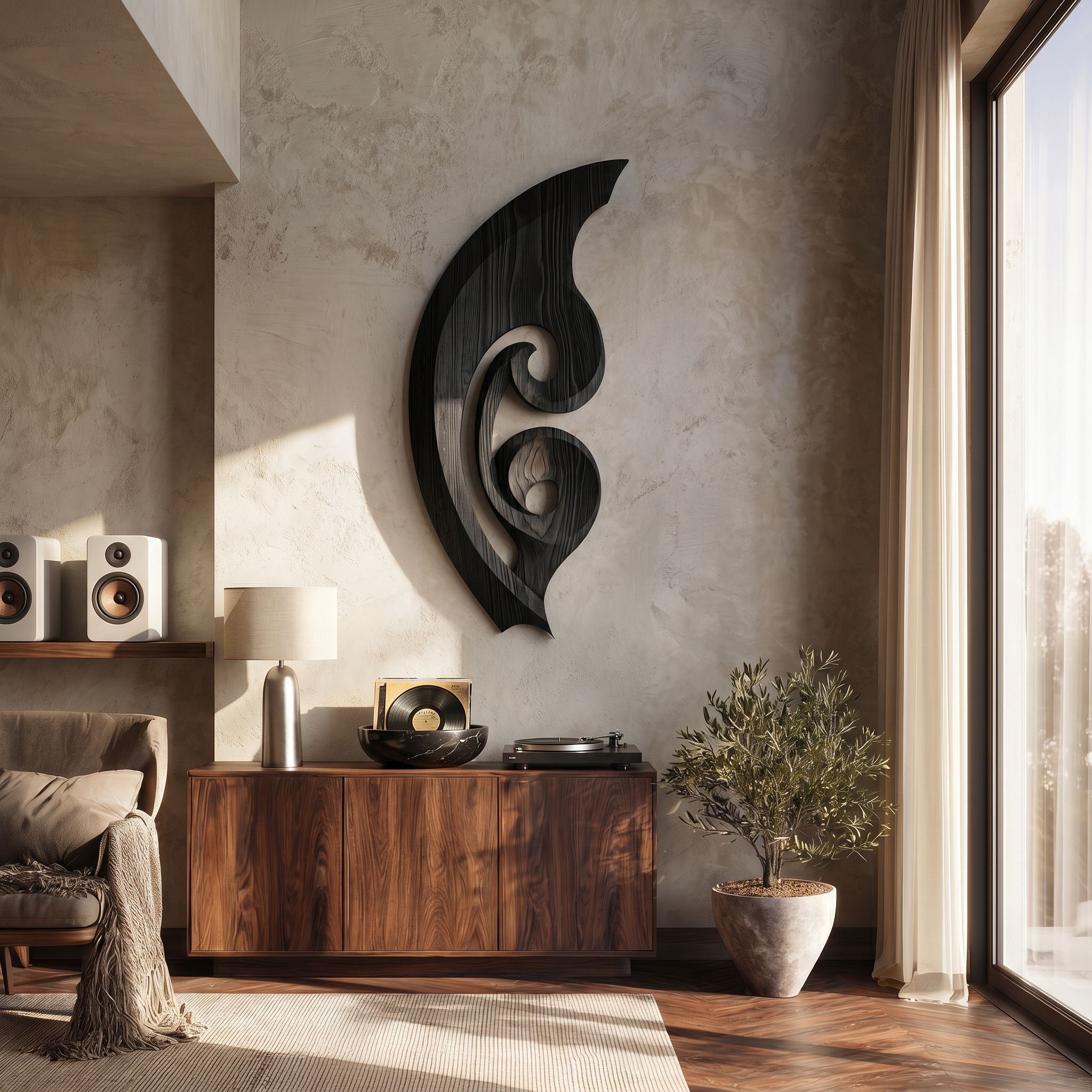 Organic Wall Sculpture For Living Room