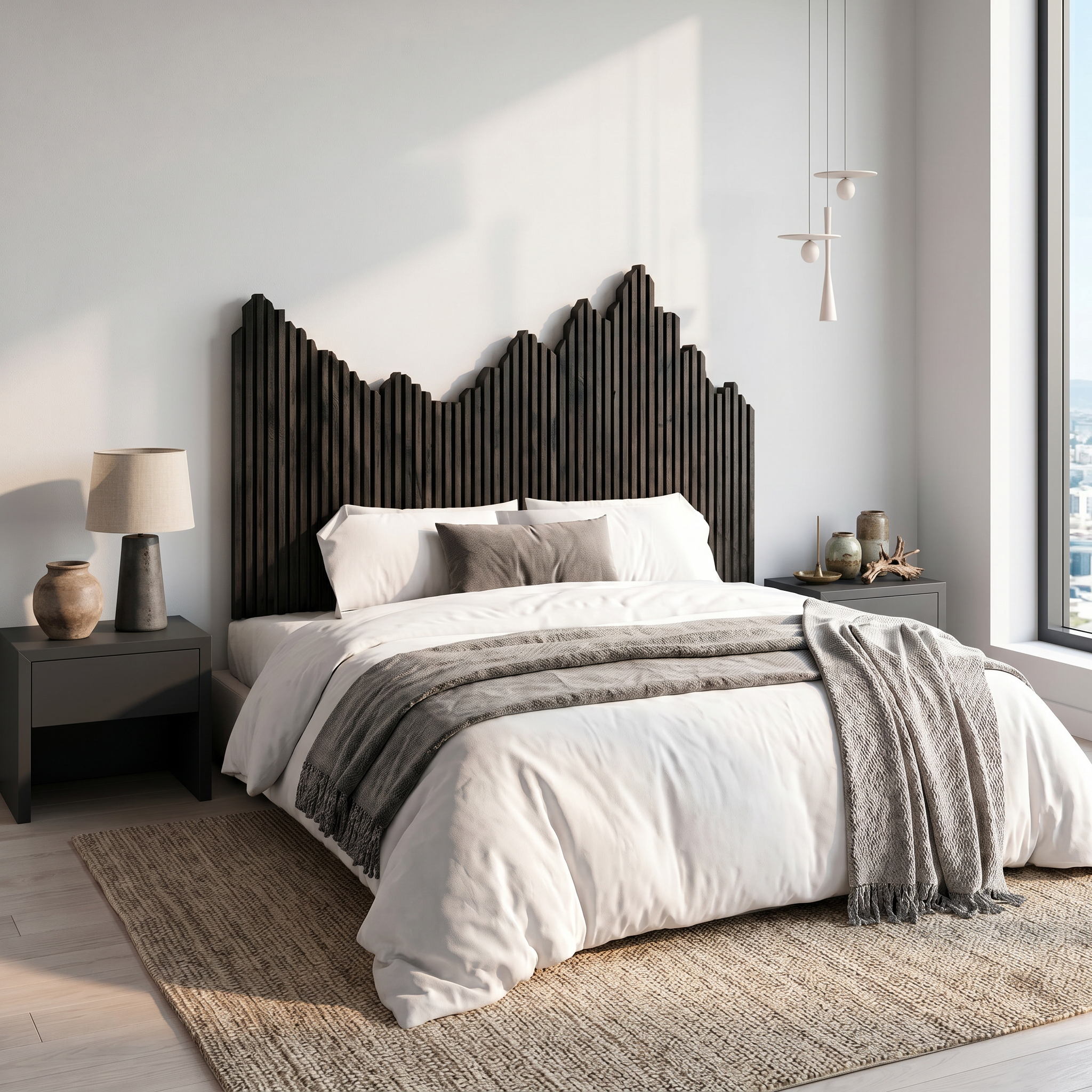 Organic Headboard Wooden Bed Headboard For Bedroom