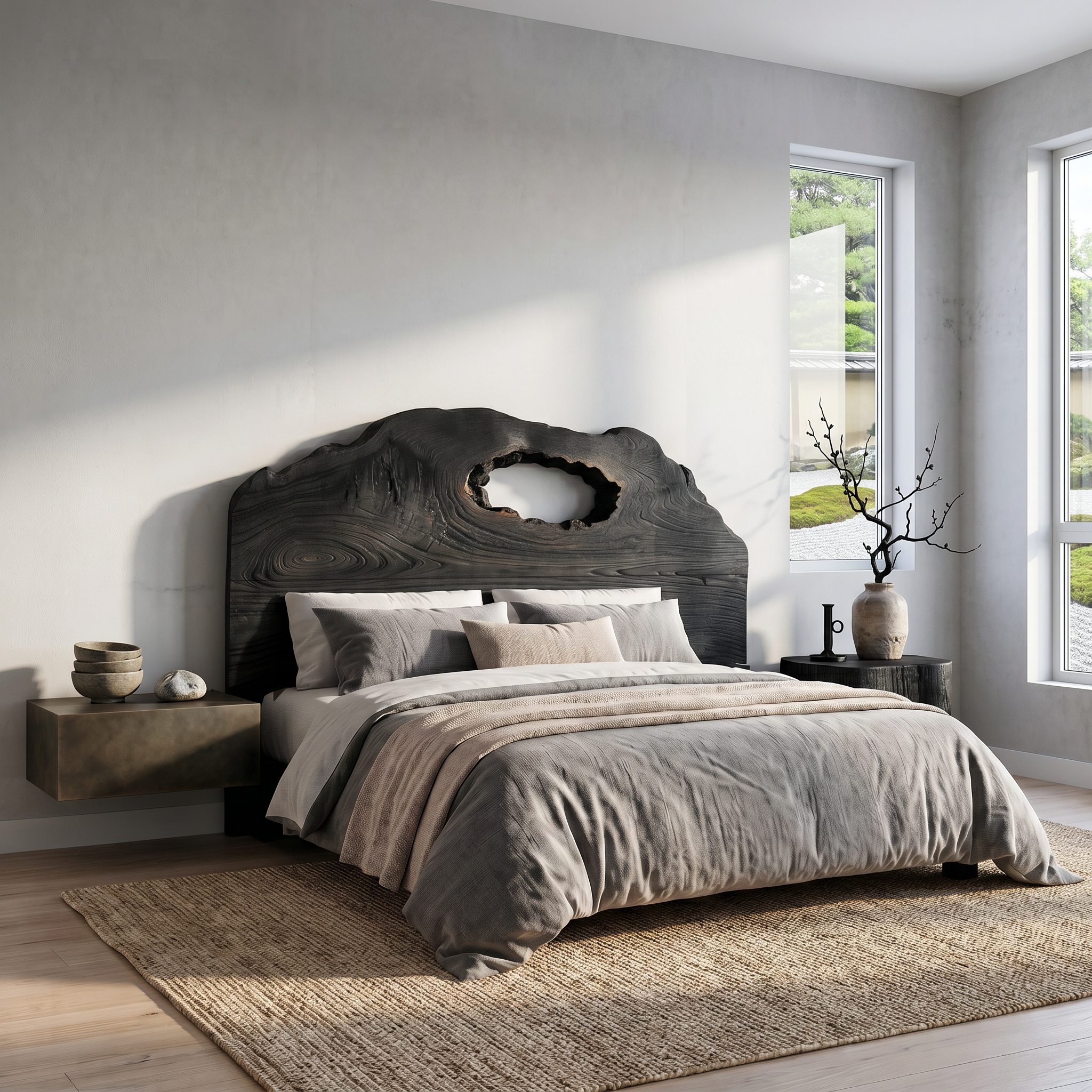 Organic Headboard Wooden Bed Headboard For Bedroom