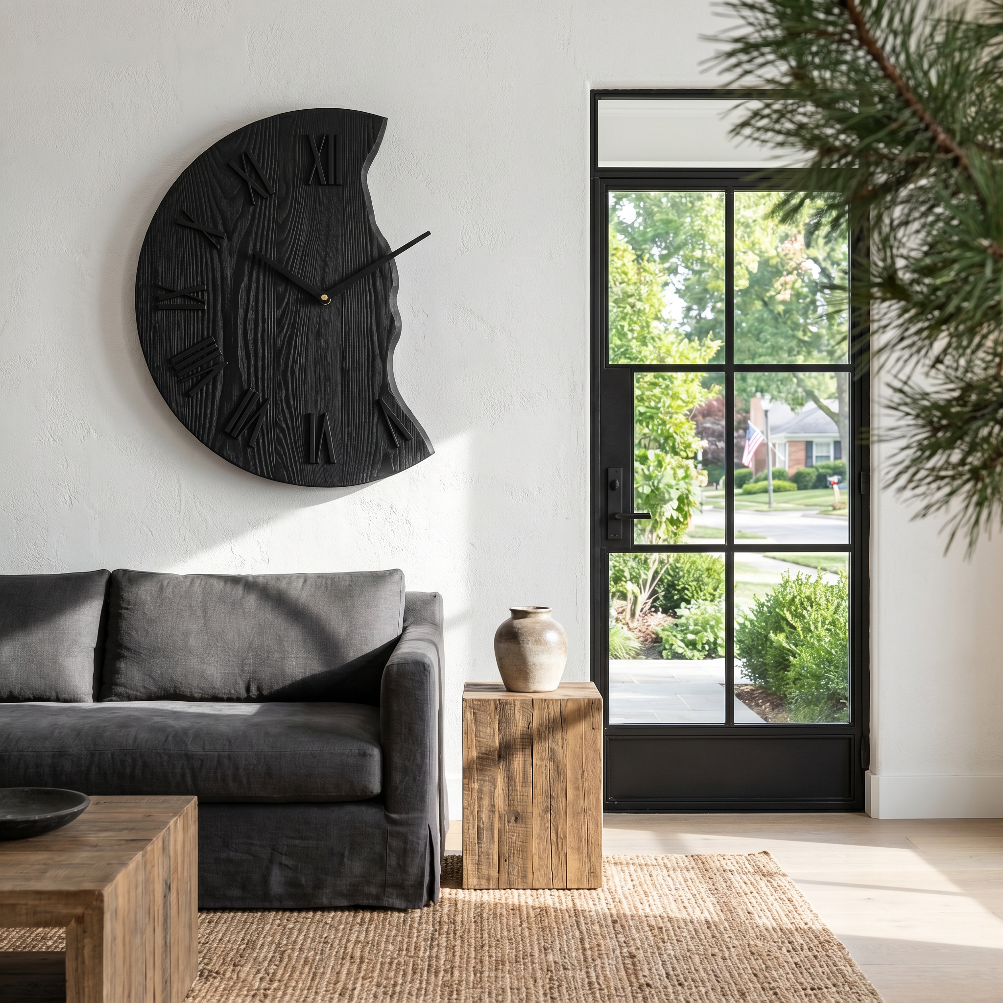 Organic Live Edge Clock For Home Decor