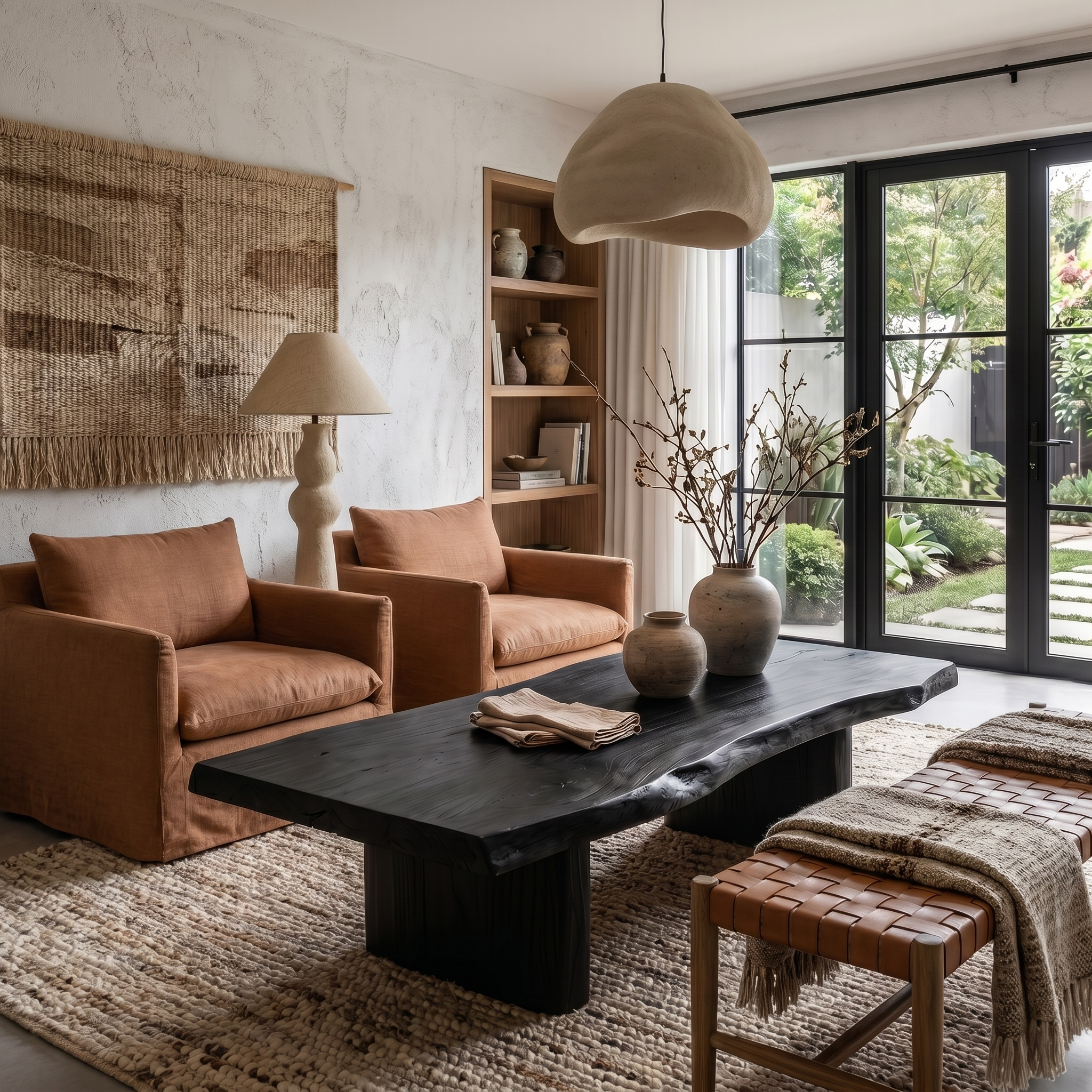 Rustic Wooden Coffee Table For Living Room