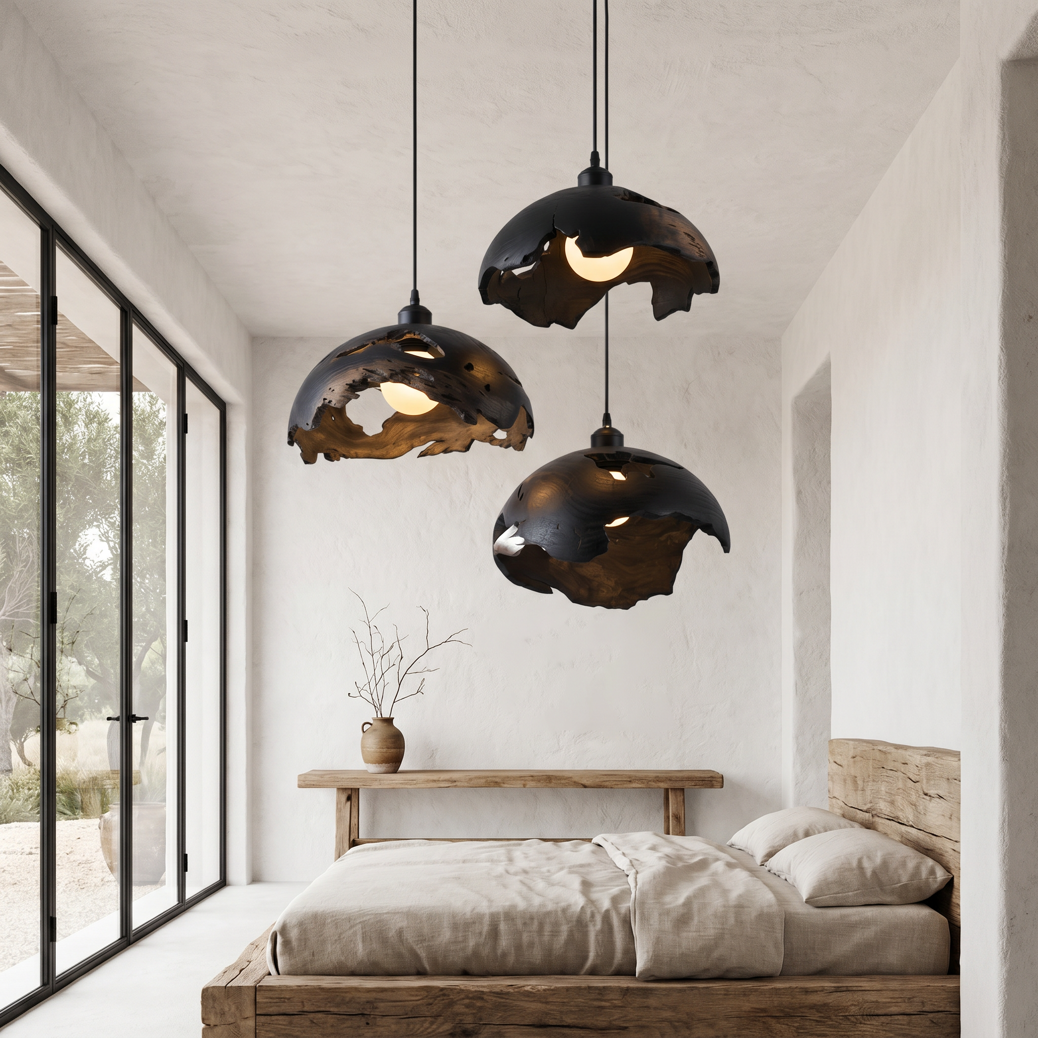Modern Organic Pendant Lamp For Dining Room And Kitchen
