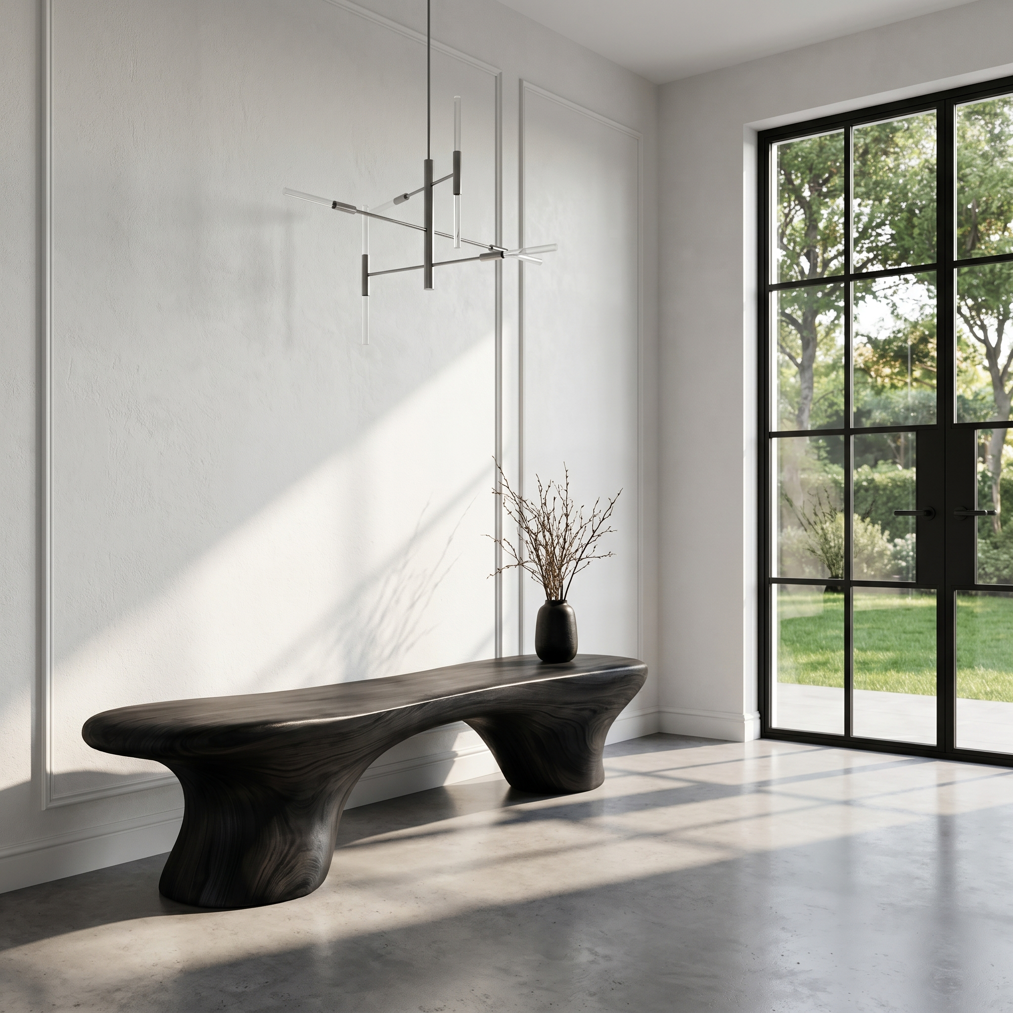 Organic Bench Natural Wood Accent Seating For Home