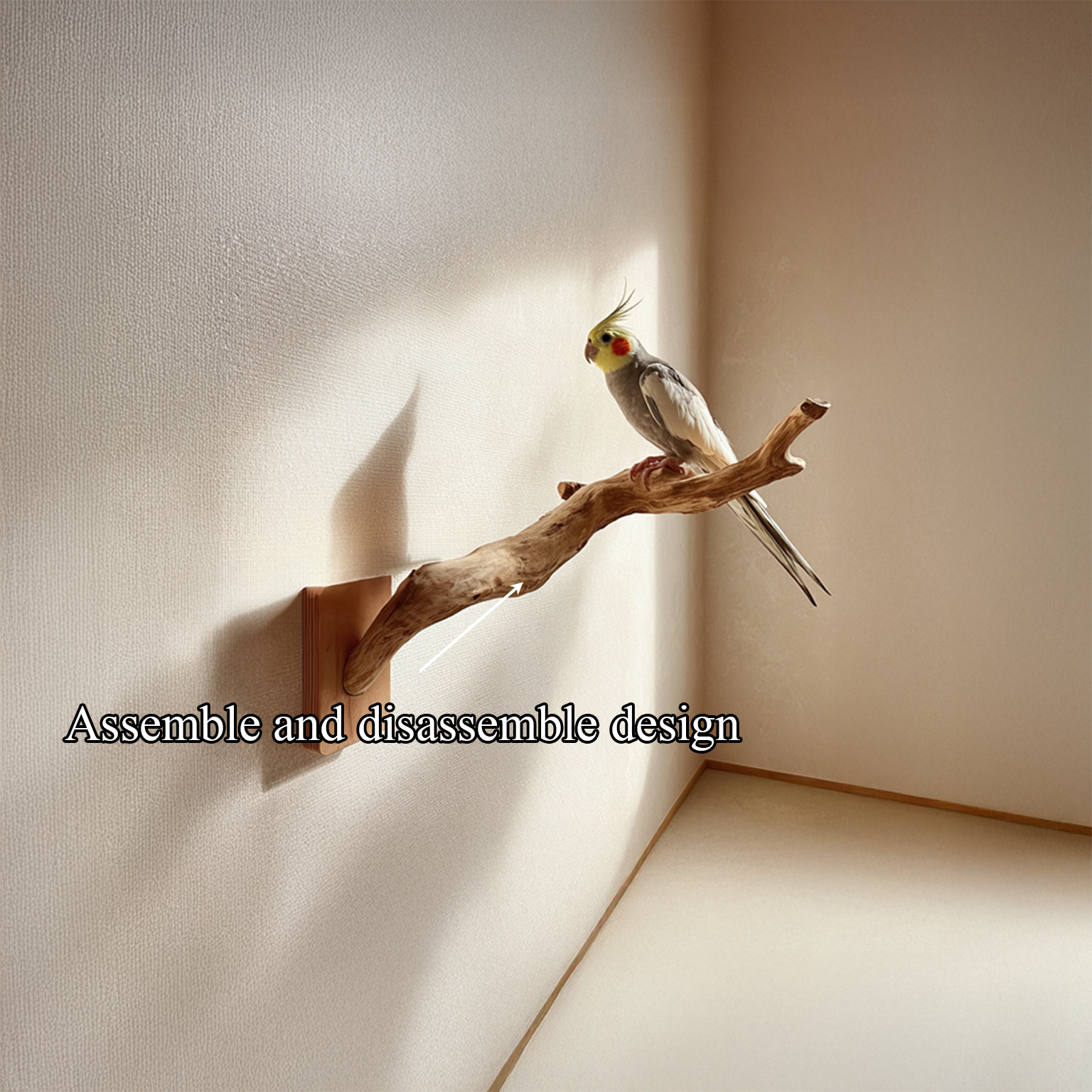 Organic Modern Sculptural Bird Perch For Home