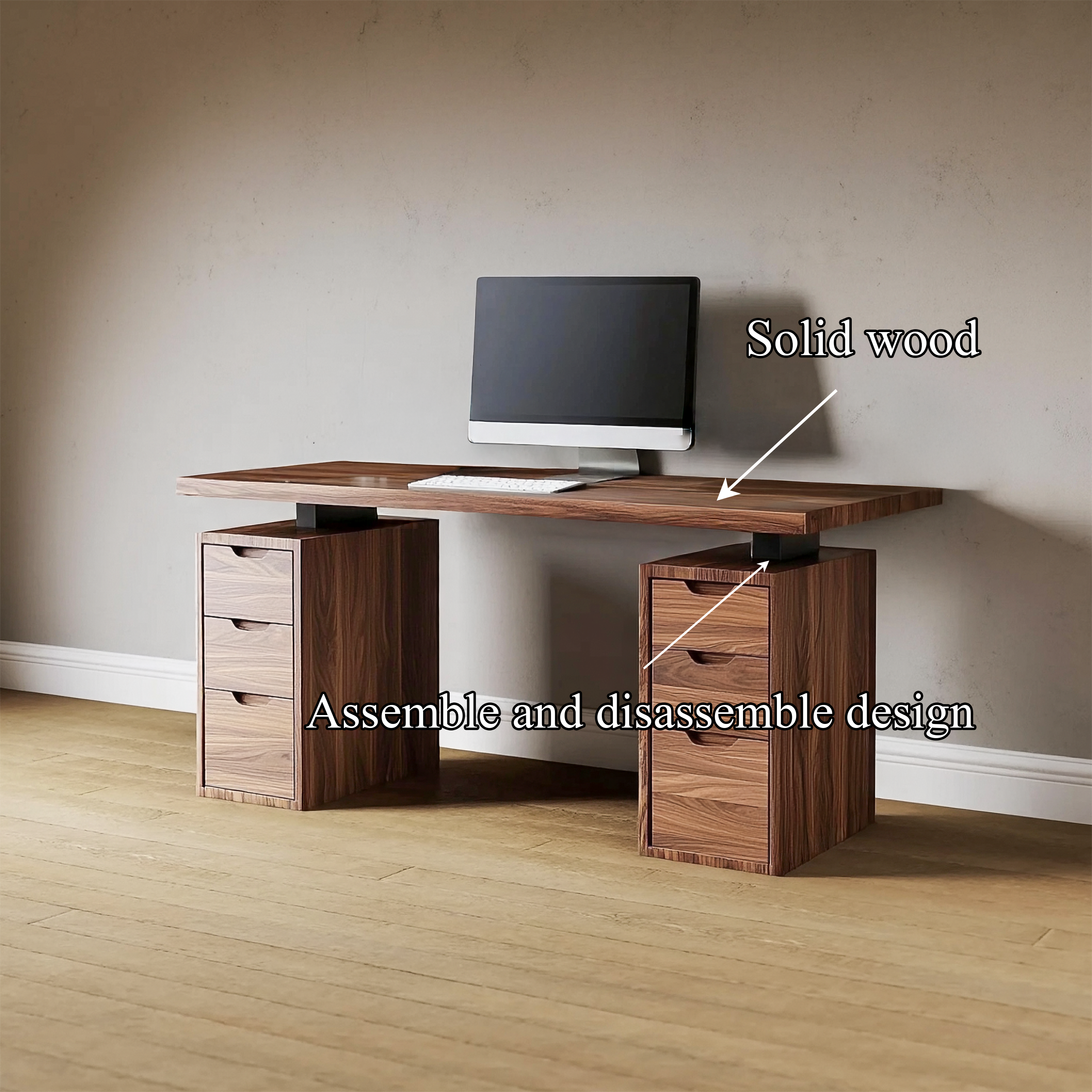 Modern Minimal Work Desk Home Office And Studio