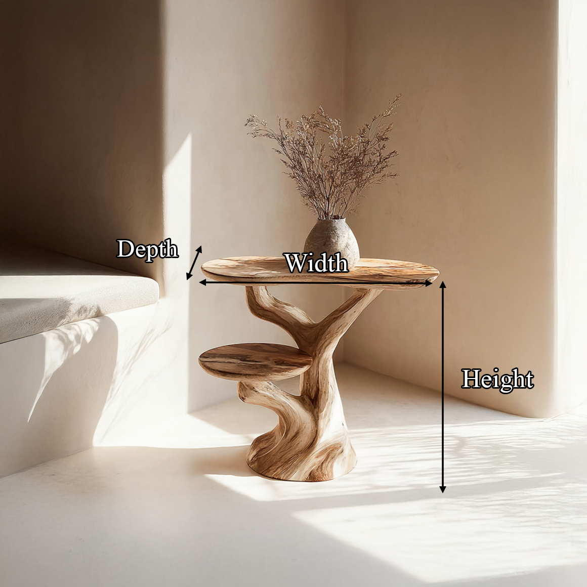 Rustic Side Table Living Room Or Office