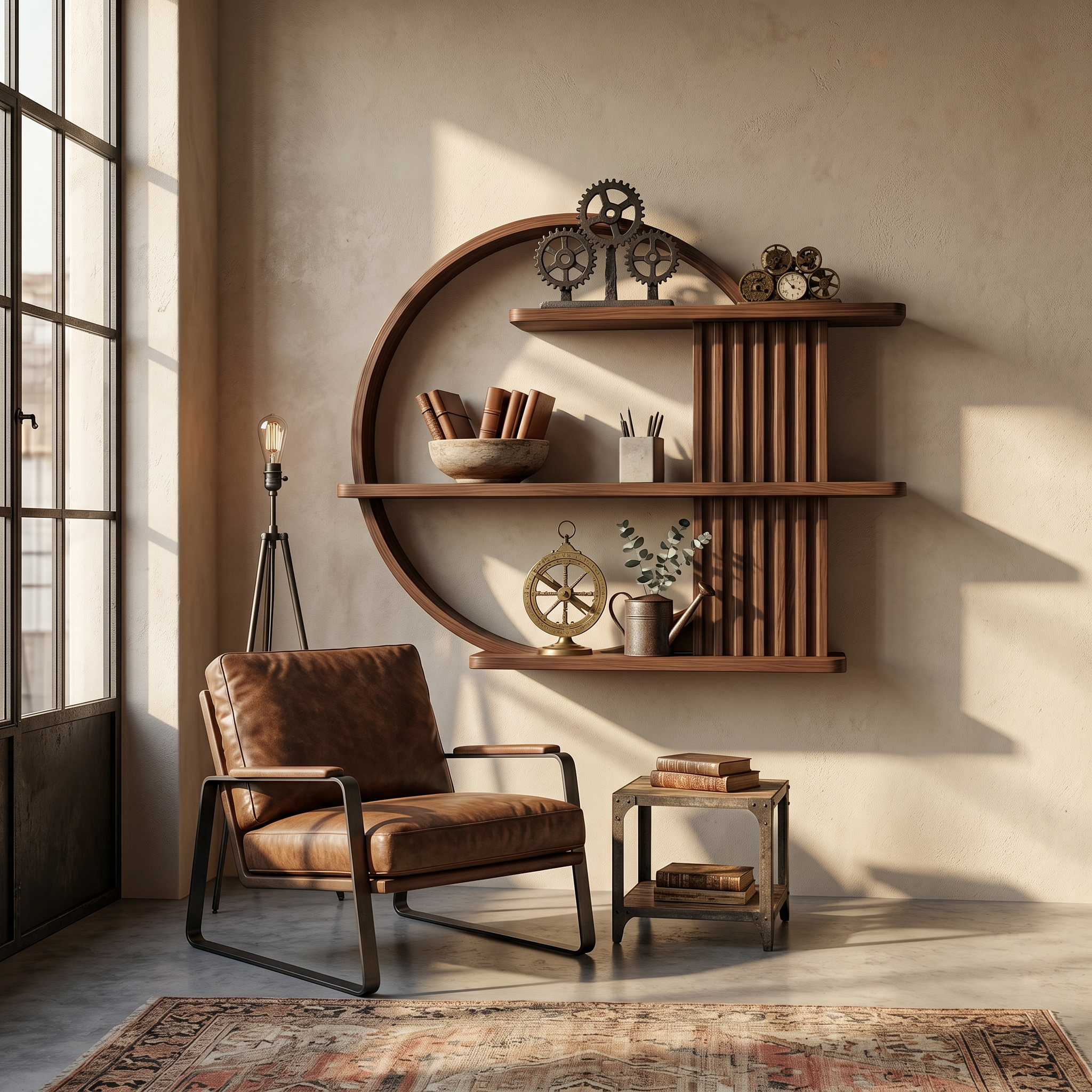 Japandi Minimal Display Shelf Living Room And Reading Room