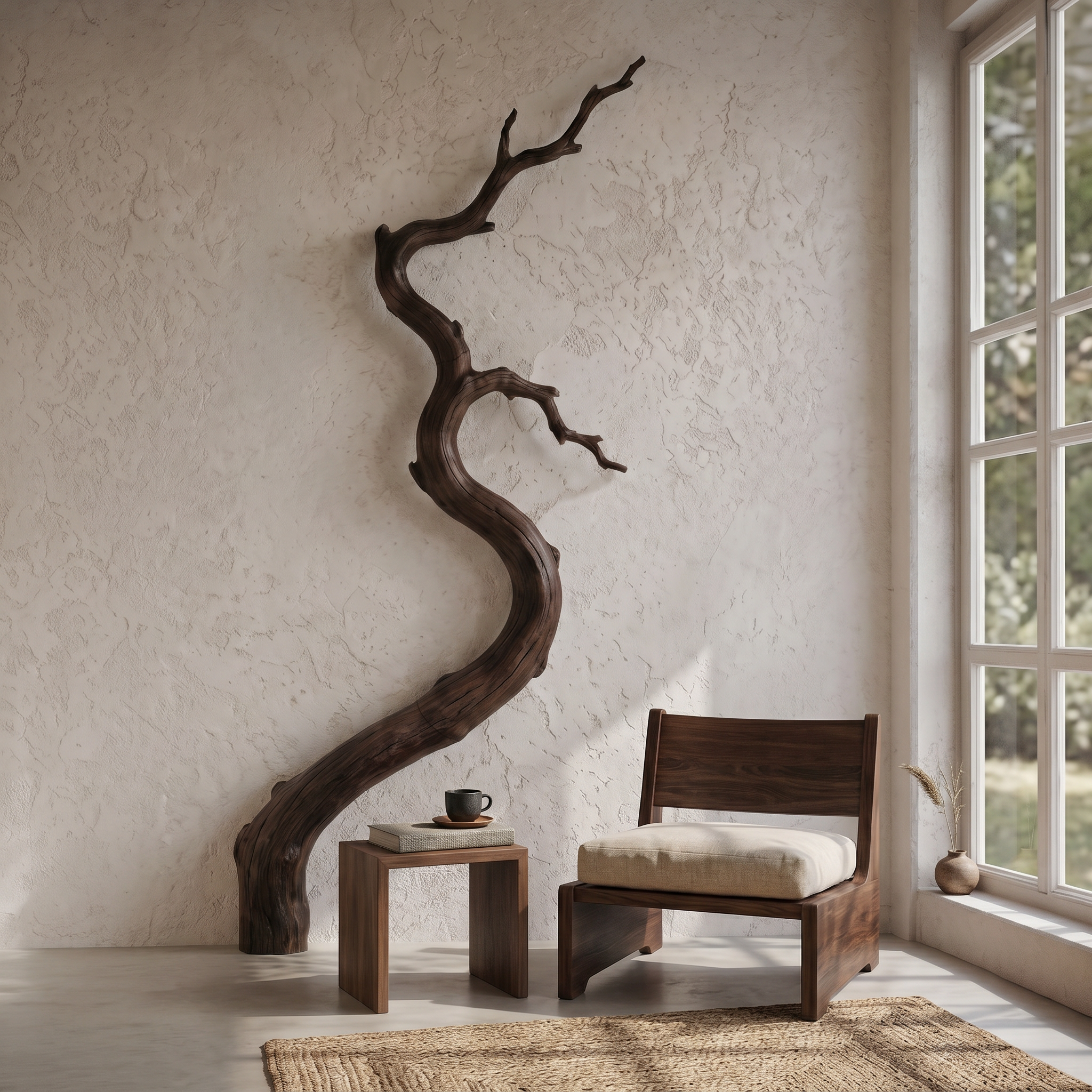 Nature Inspired Wall Decor Tree Branch Form For Entryway