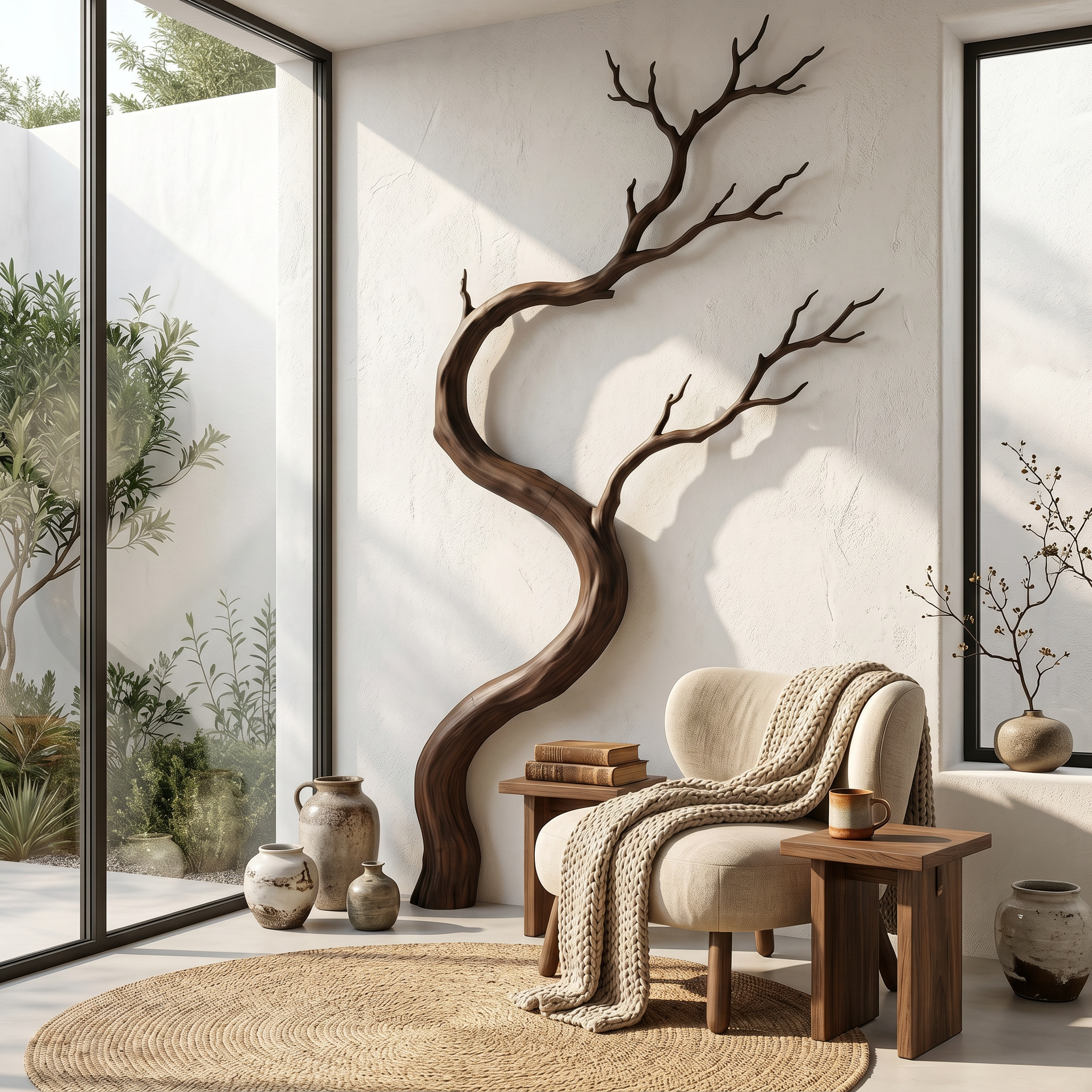 Artisan Wall Decor Driftwood Branch Design For Living Room