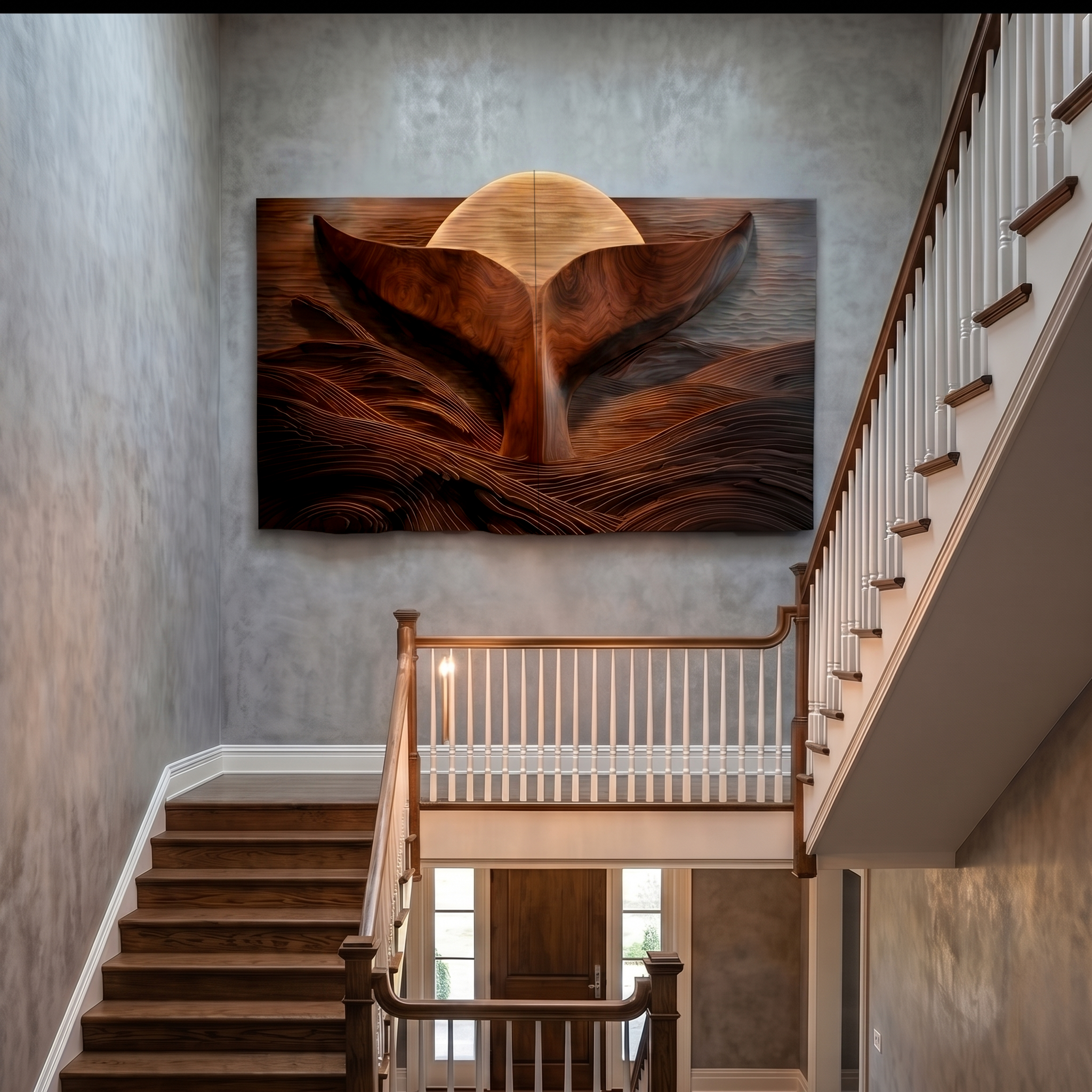 Eagle Sunrise Wall Art Panel For Dining Room And Living Room