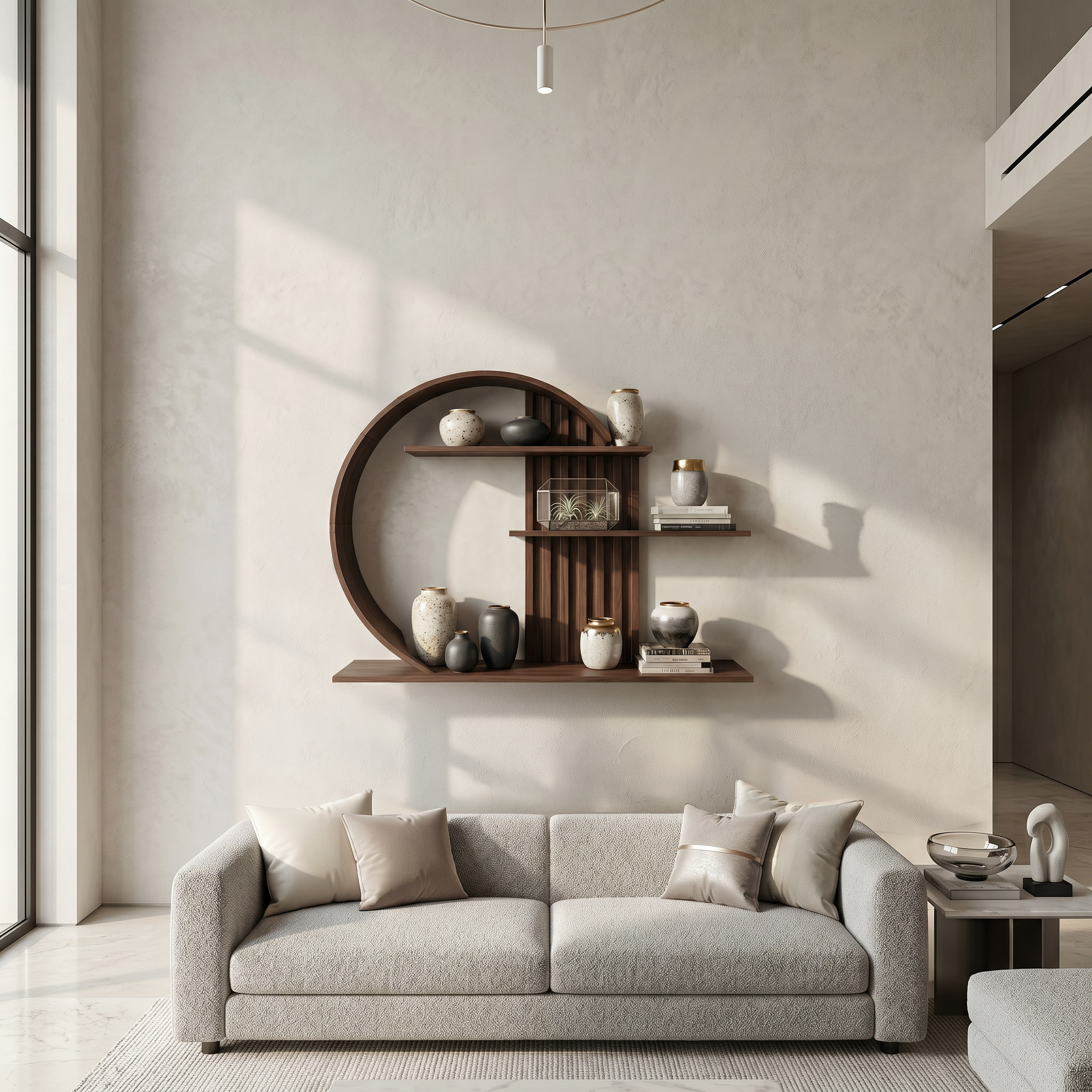 Modern Zen Wall Decor Shelf Living Room And Harmony Room