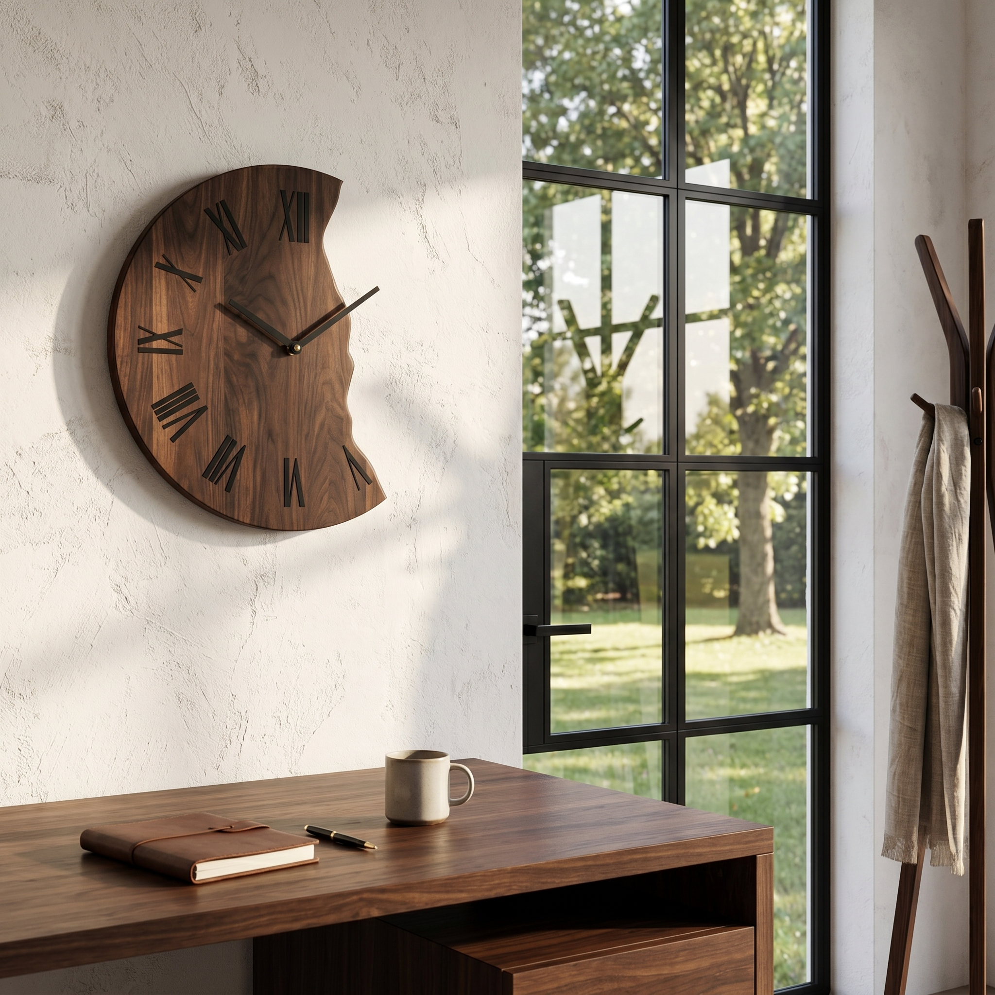 Organic Live Edge Clock For Home Decor
