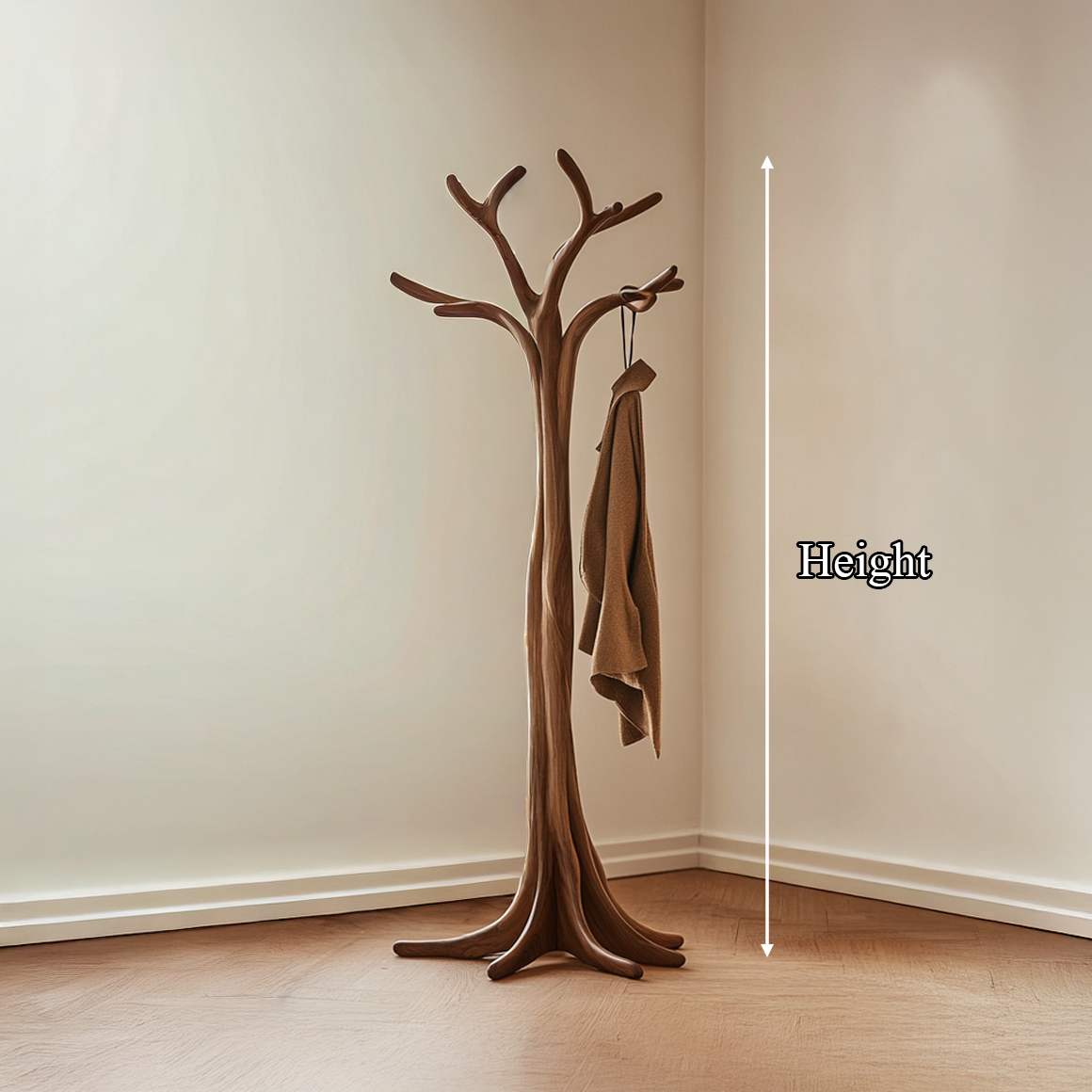 Rustic Tree Coat Rack Christmas Holiday Entryway Decor
