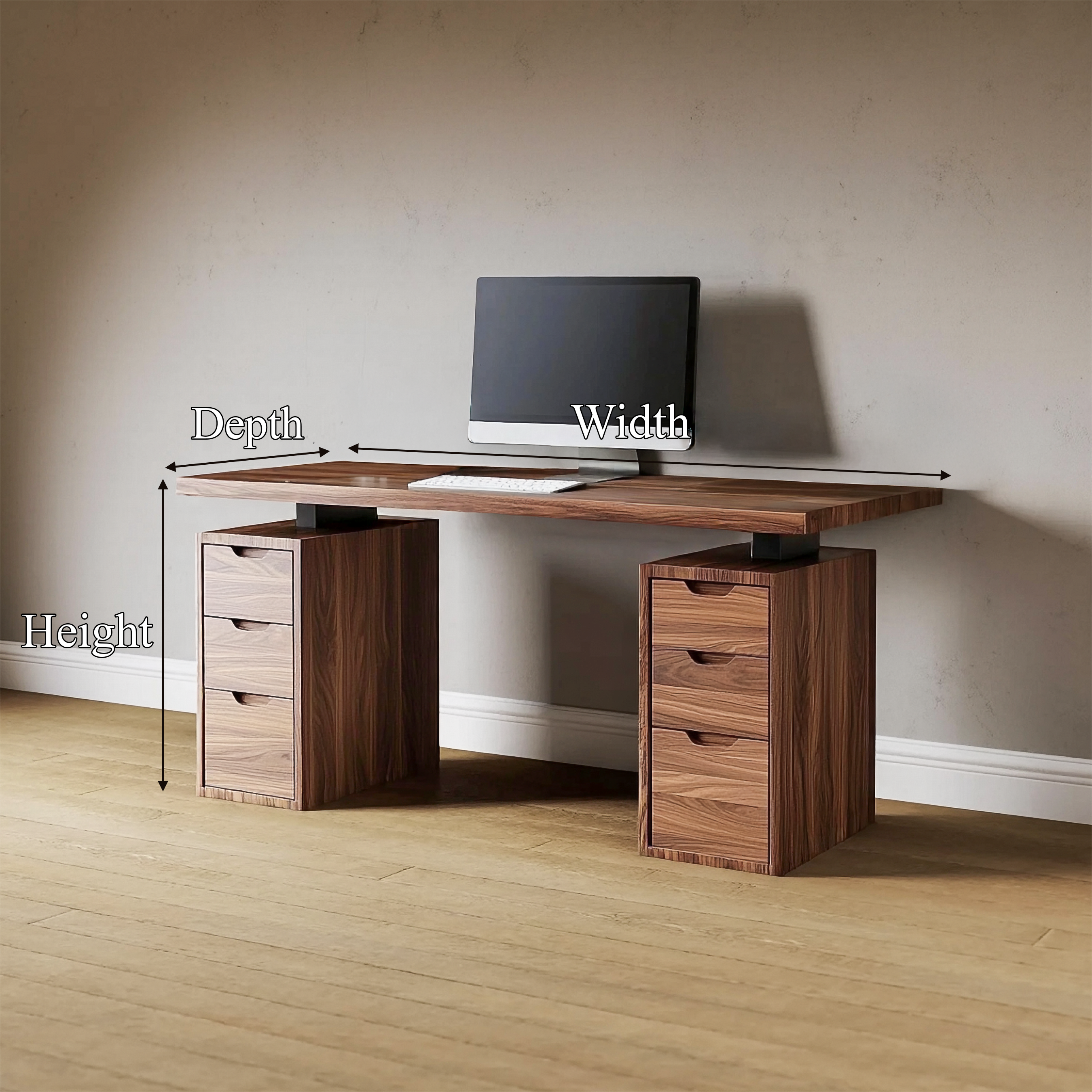 Modern Minimal Work Desk Home Office And Studio
