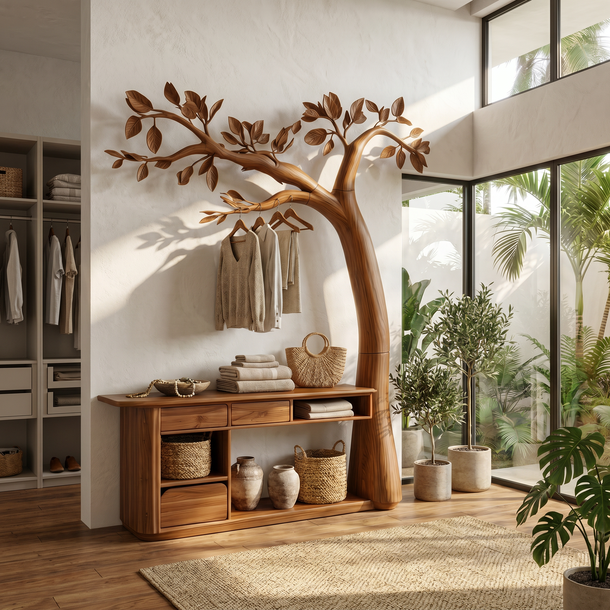 Organic Corner Makeup Vanity Bedroom And Dressing Room