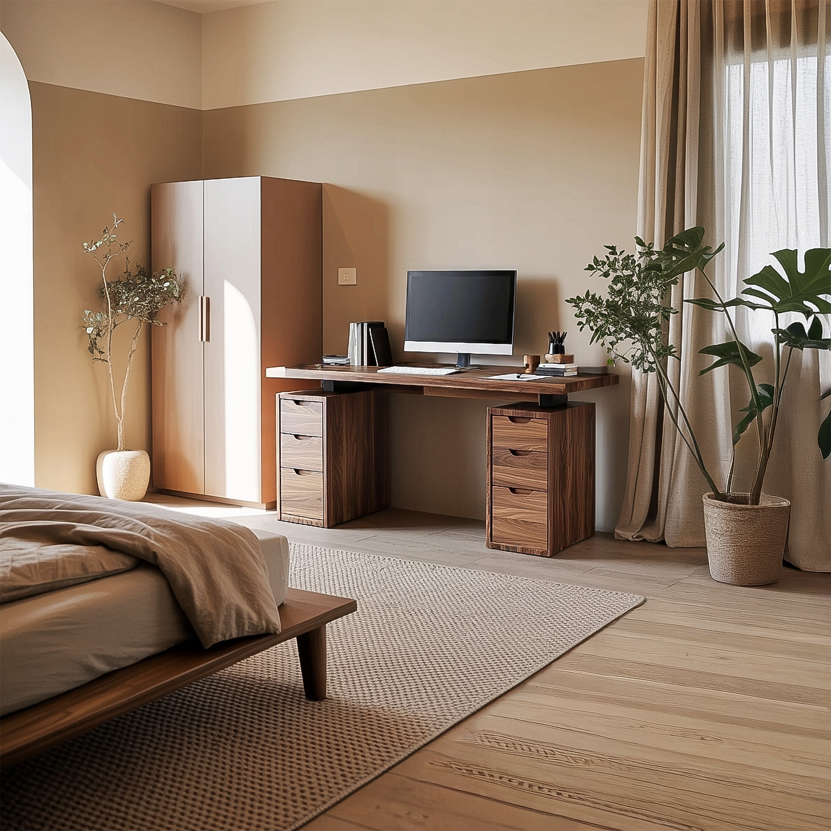 Modern Minimal Work Desk Home Office And Studio