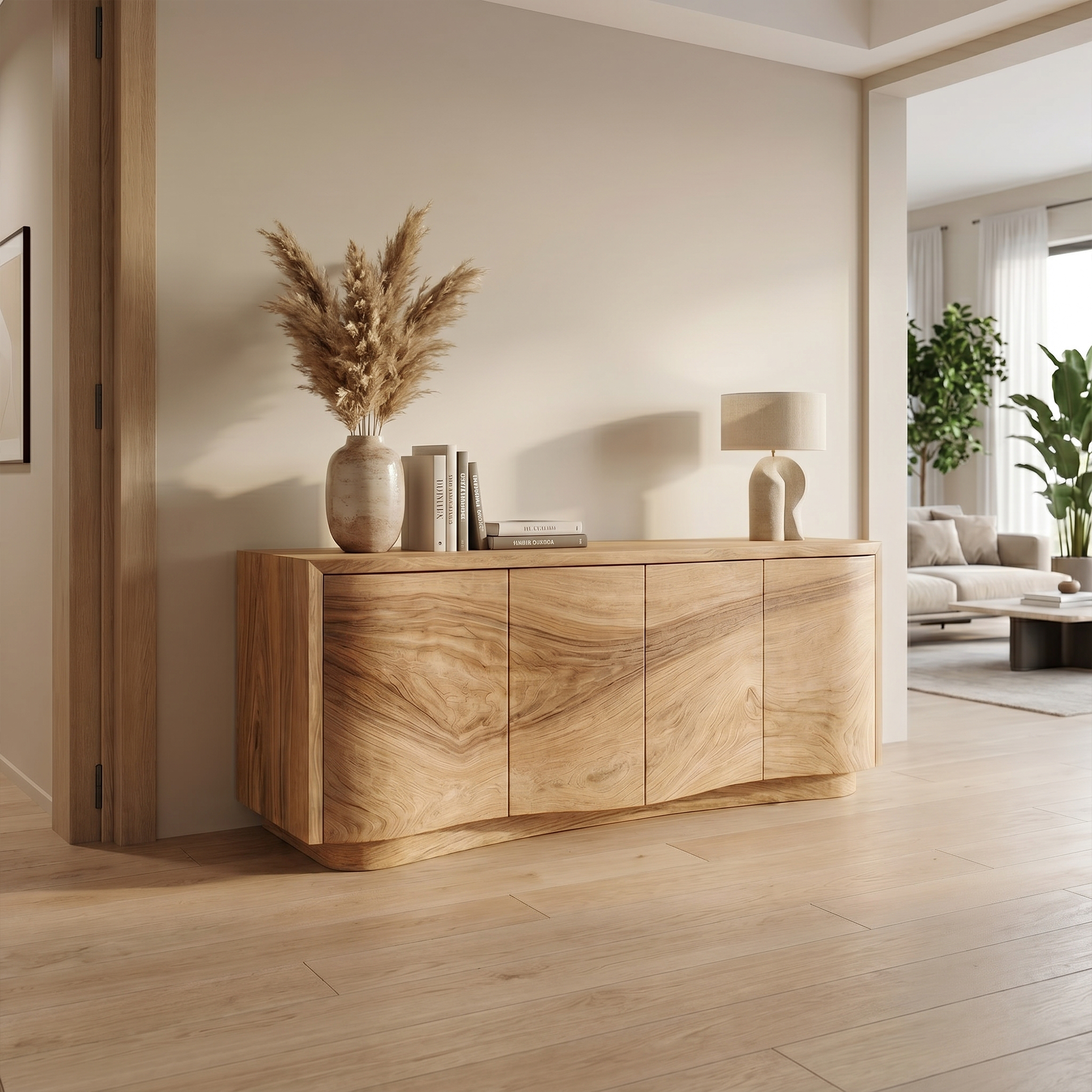 Rustic Luxury Sideboard Cabinet Living Room Interior Decor