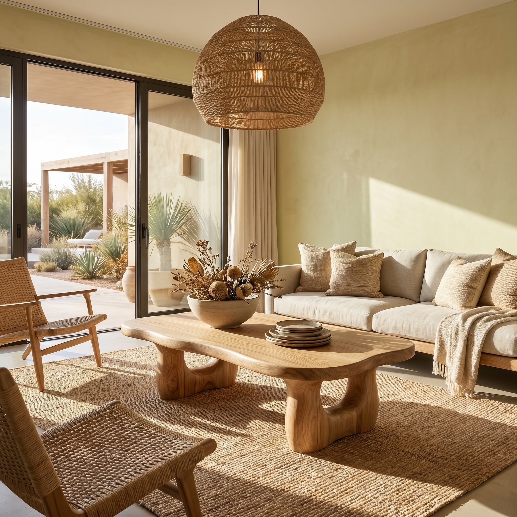 Rustic Wooden Coffee Table Natural Statement Furniture For Living Room