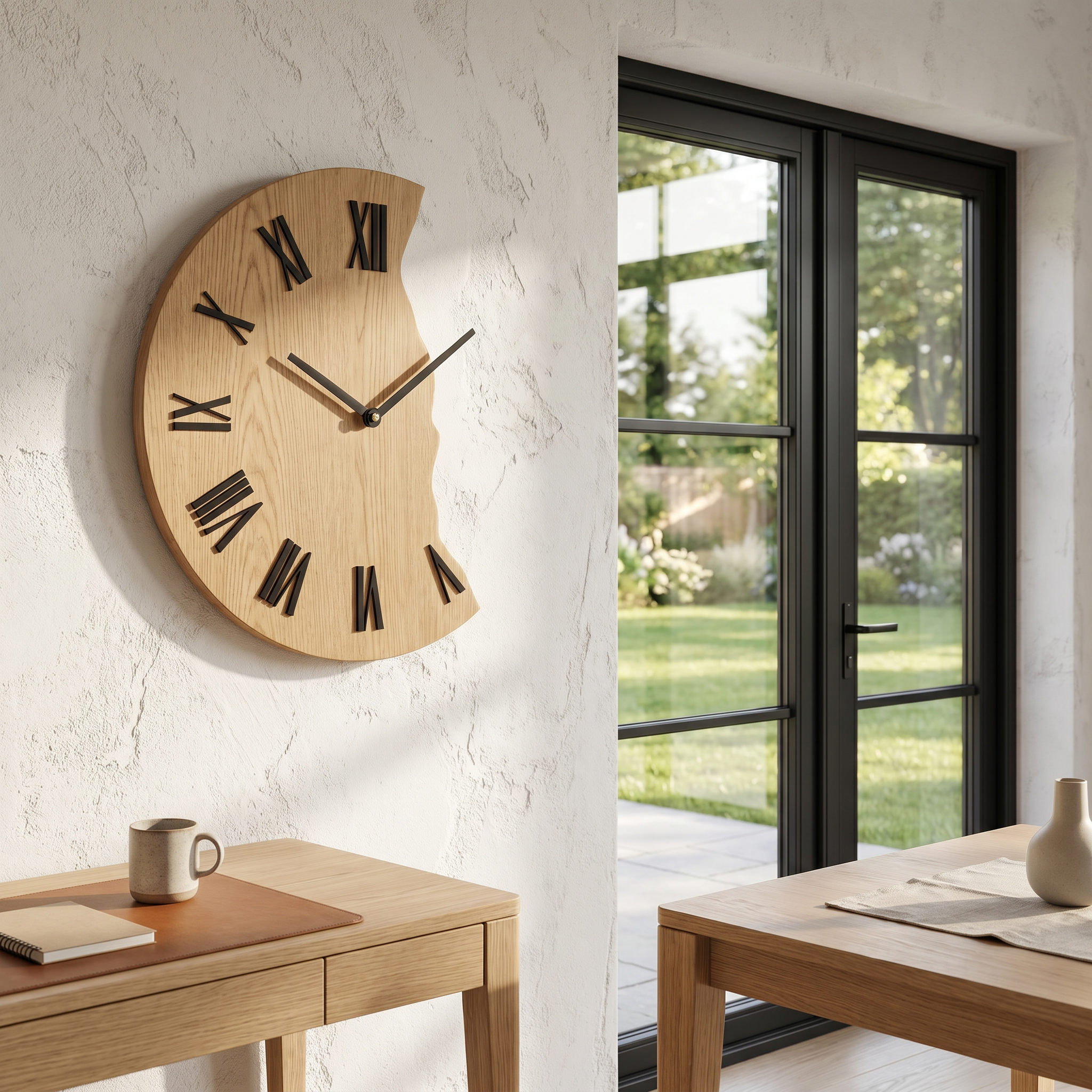 Organic Live Edge Clock For Home Decor
