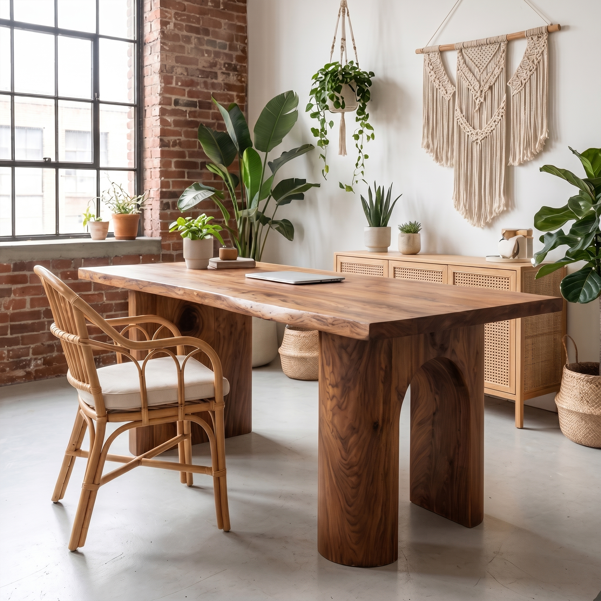 Handcrafted Executive Desk For Home Office And Professional Workspace