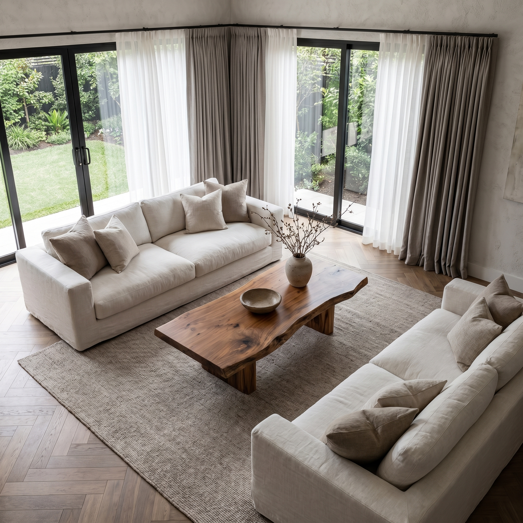 Rustic Wooden Coffee Table For Living Room
