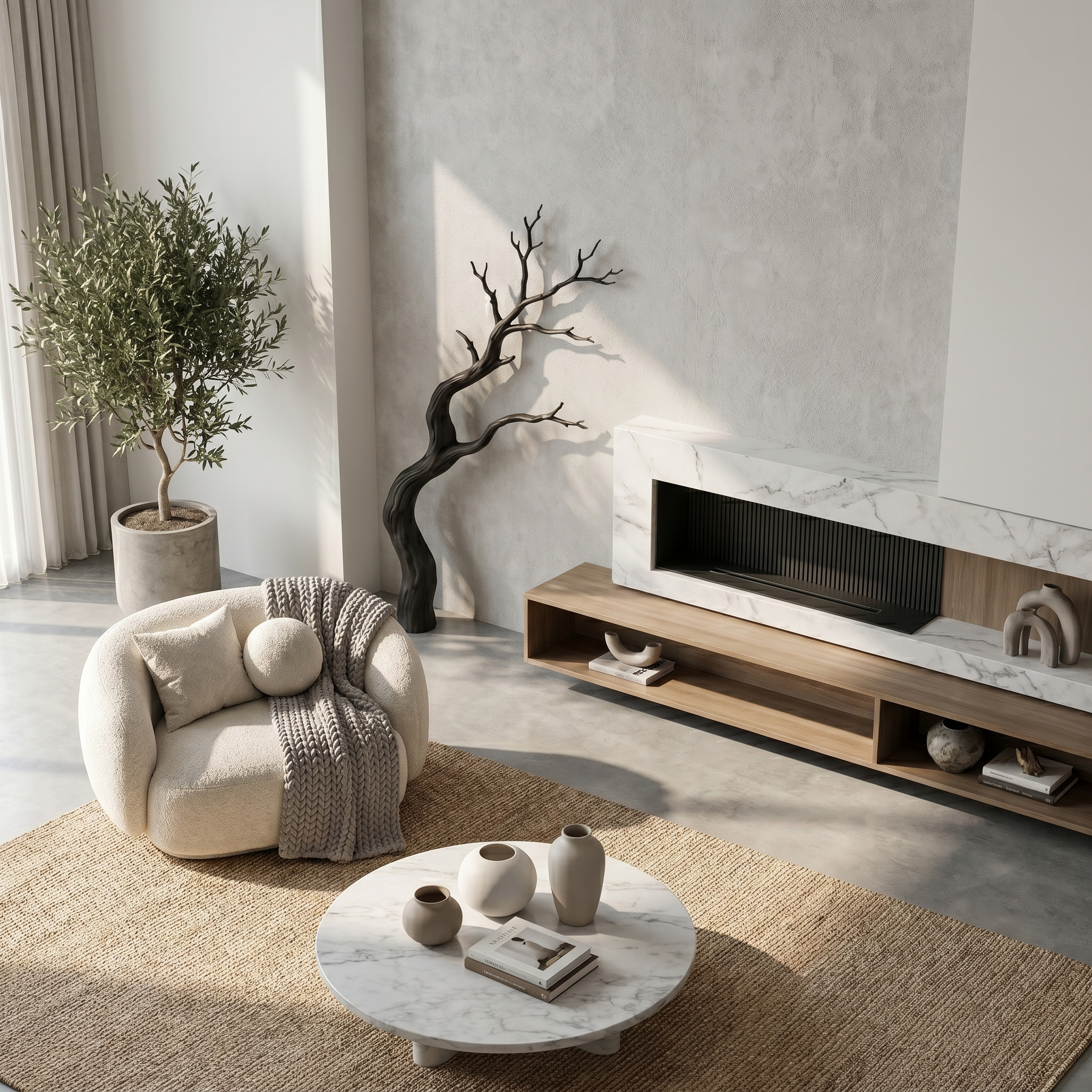 Modern Wall Decor Driftwood Branch Style For Living Room