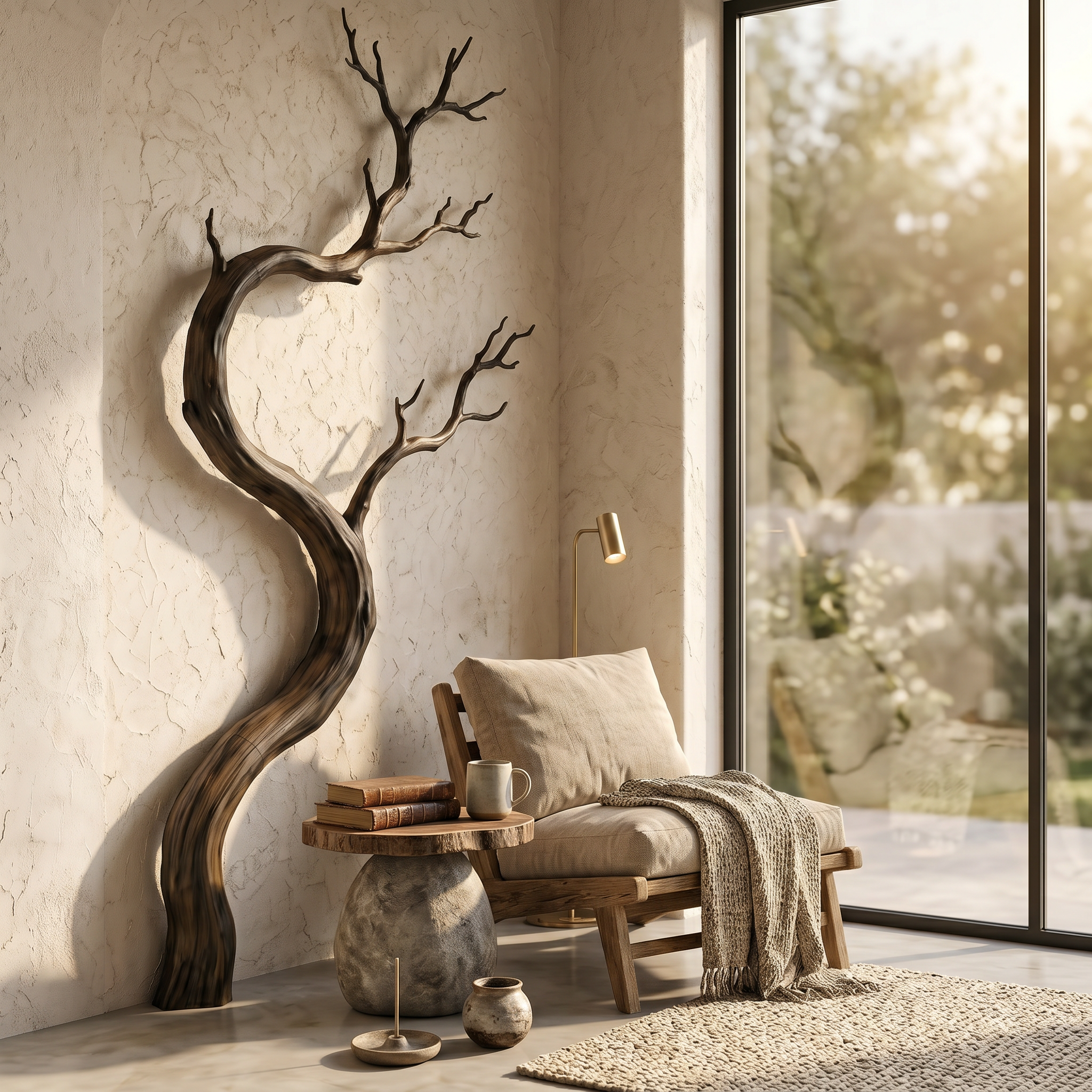 Artisan Wall Decor Driftwood Branch Design For Living Room