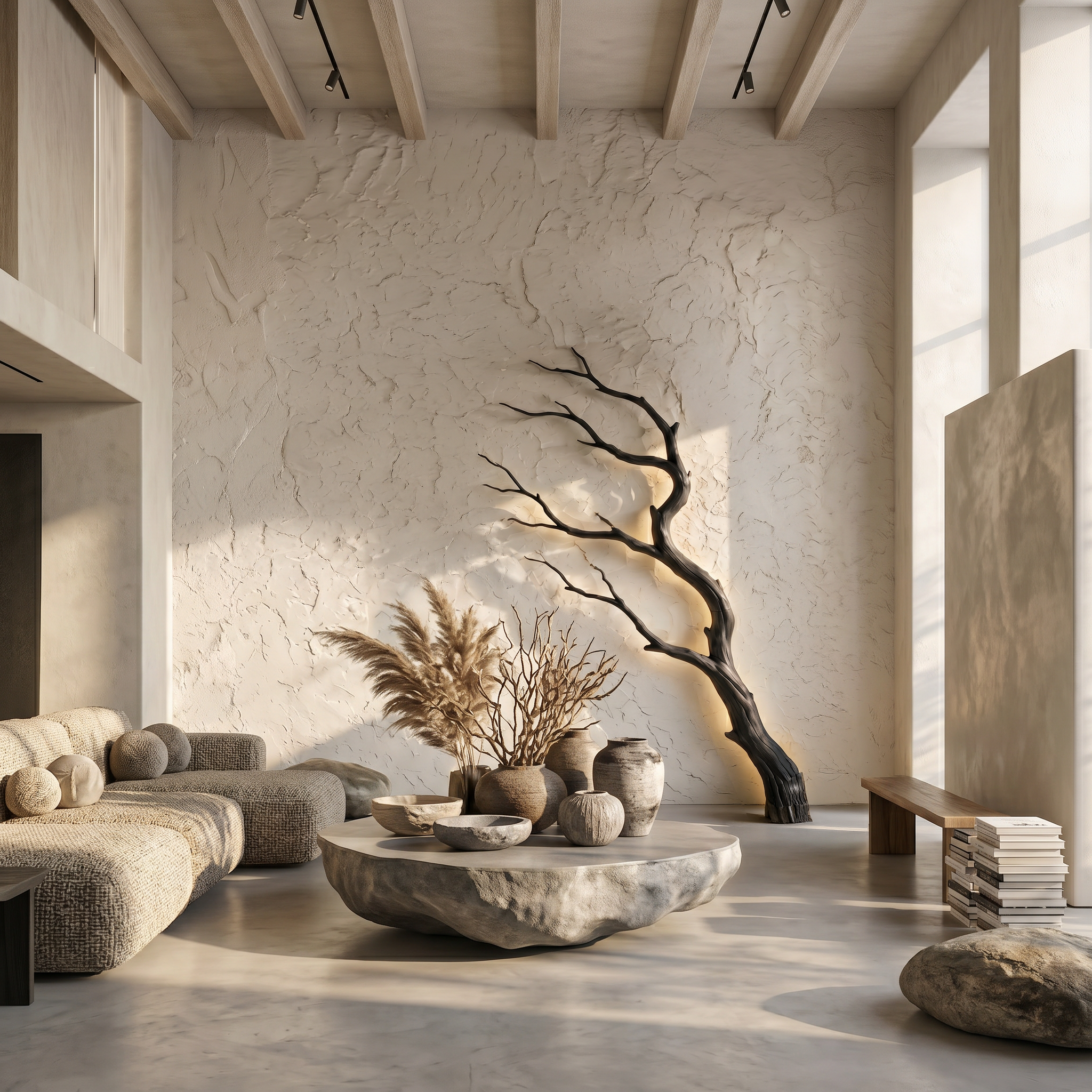 Organic Modern Wall Decor Sculptural Tree Branch For Entryway