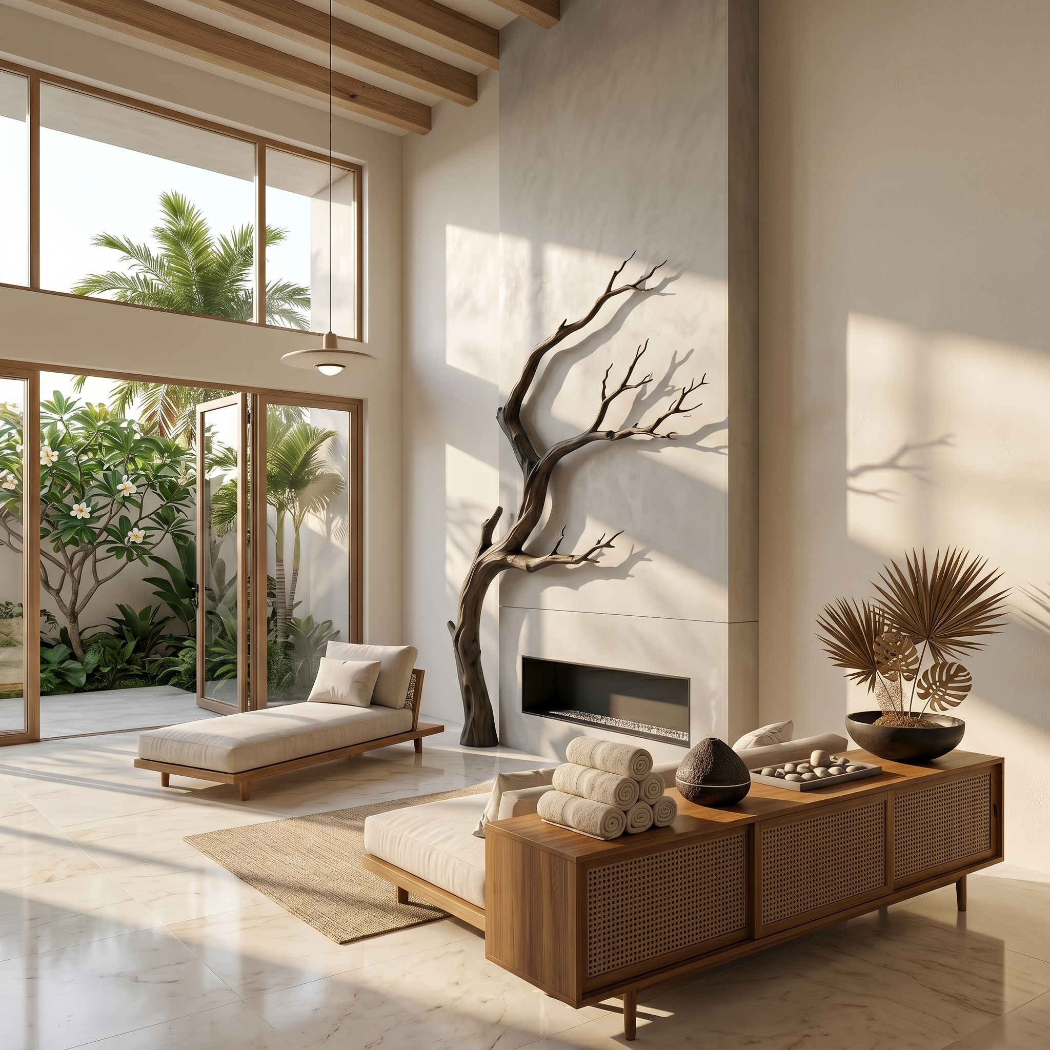 Organic Wall Decor Organic Tree Branch Form For Living Room