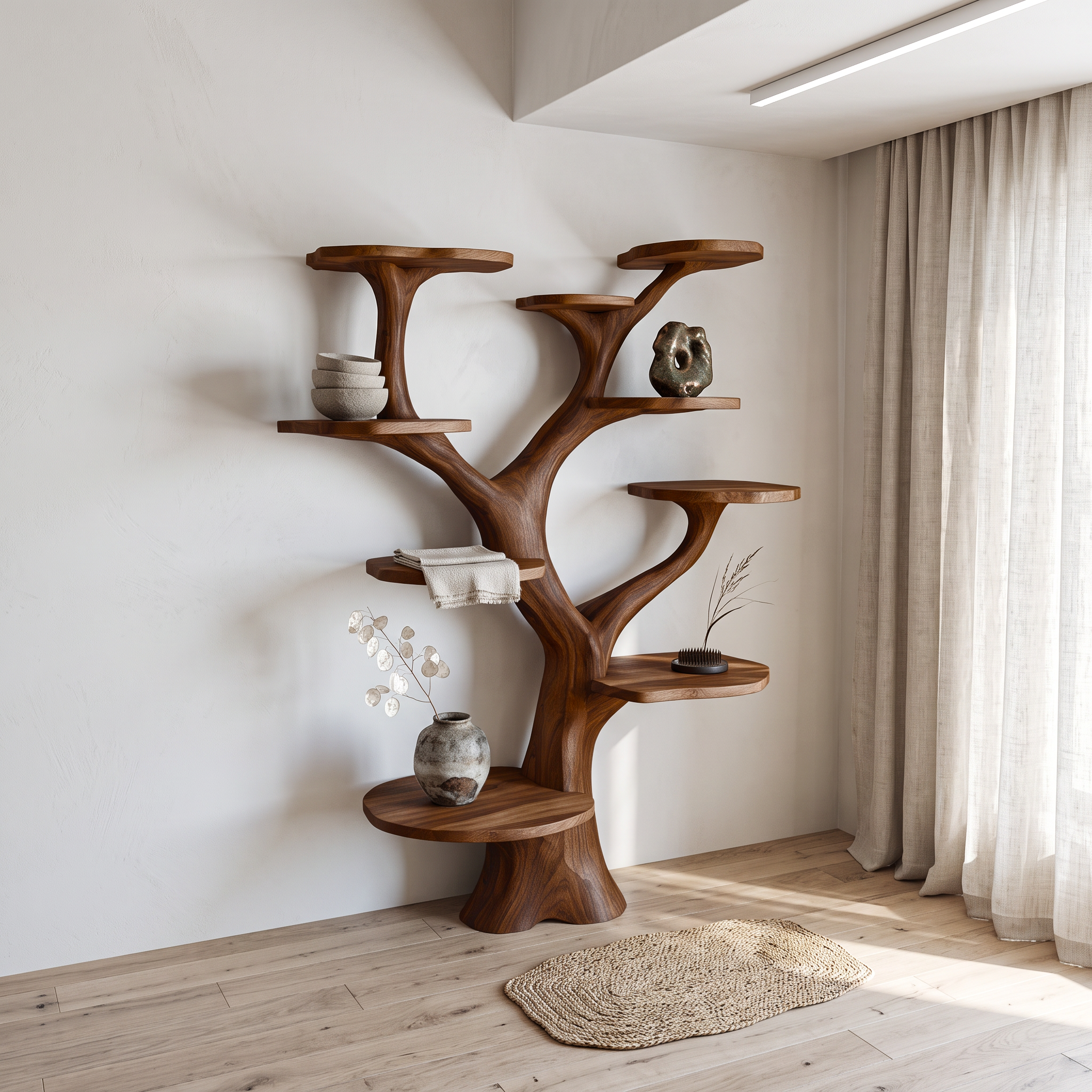 Rustic Handcrafted Cat Tree Furniture Contemporary Interiors