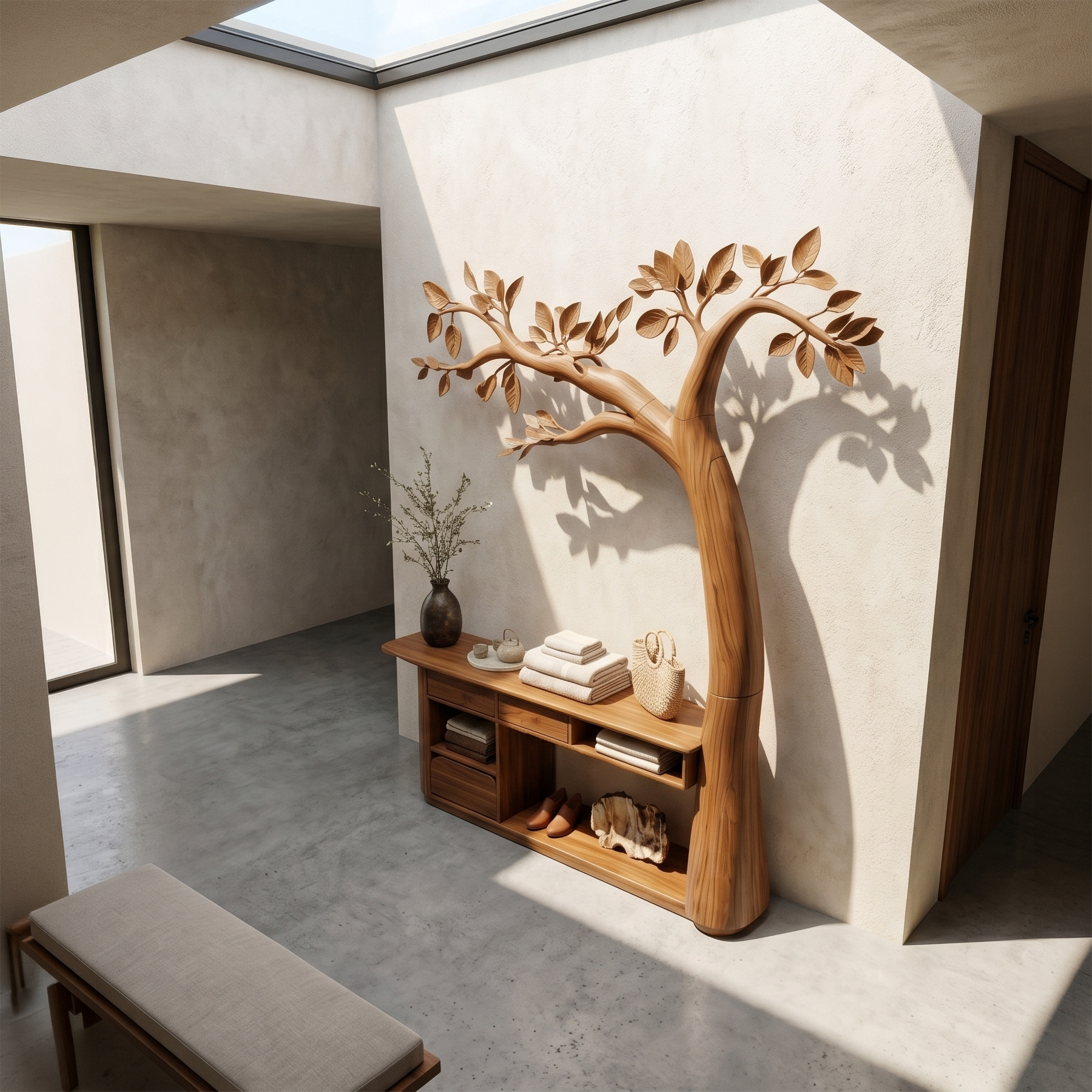 Organic Corner Makeup Vanity Bedroom And Dressing Room