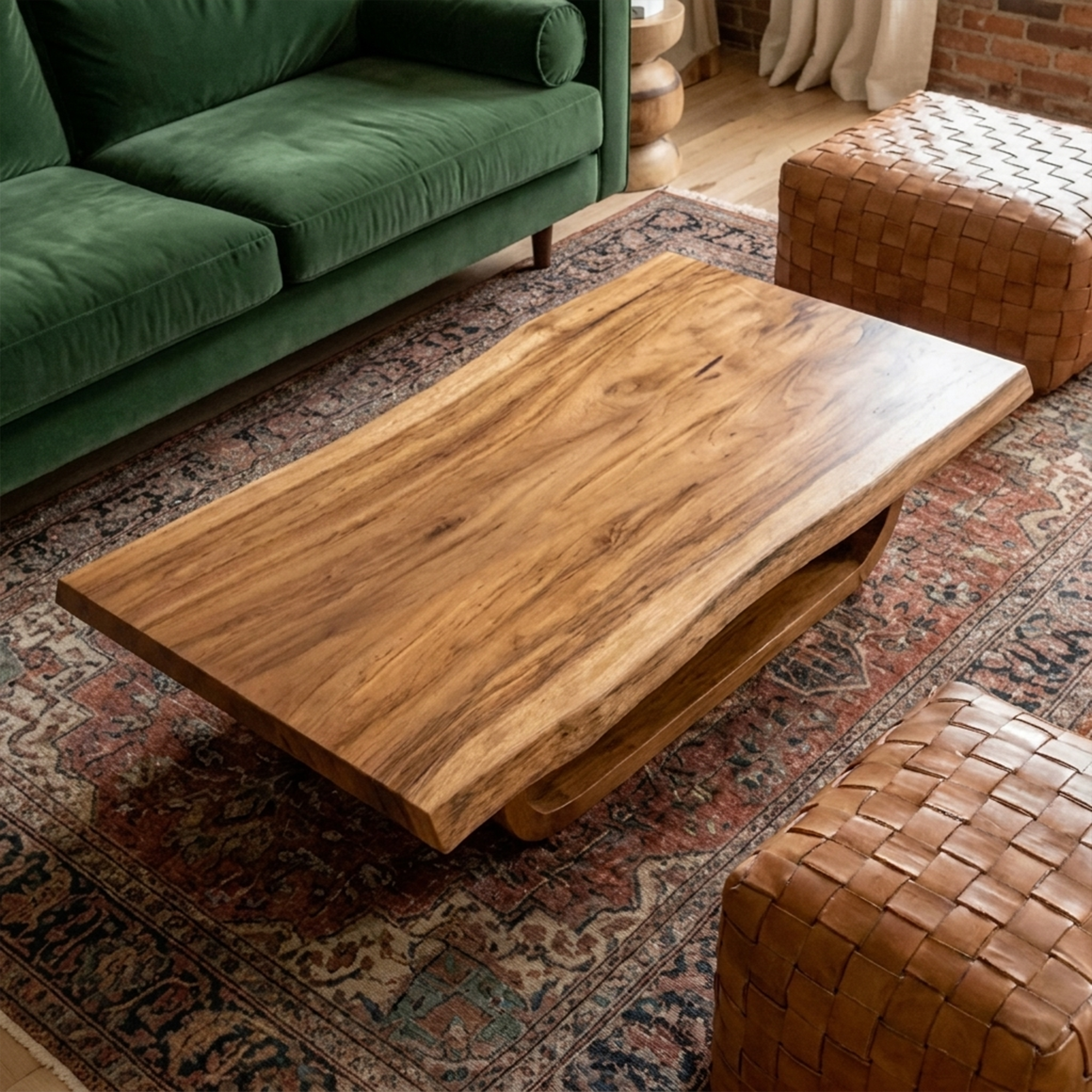 Mid Century Wave Coffee Table Living Room And Sitting Room