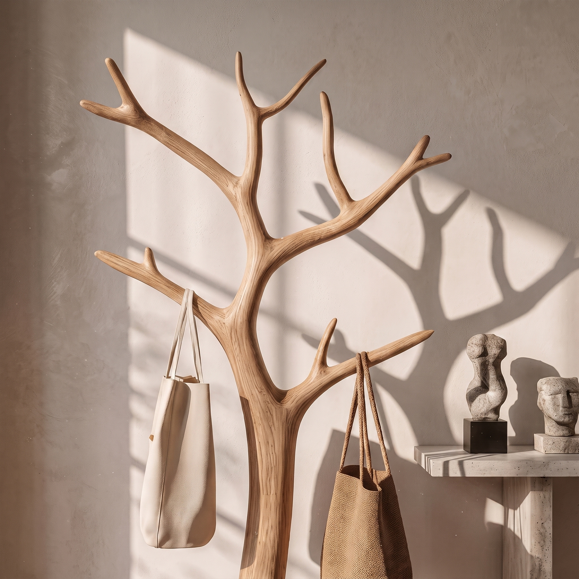 Mid Century Coat Rack Entryway Bedroom