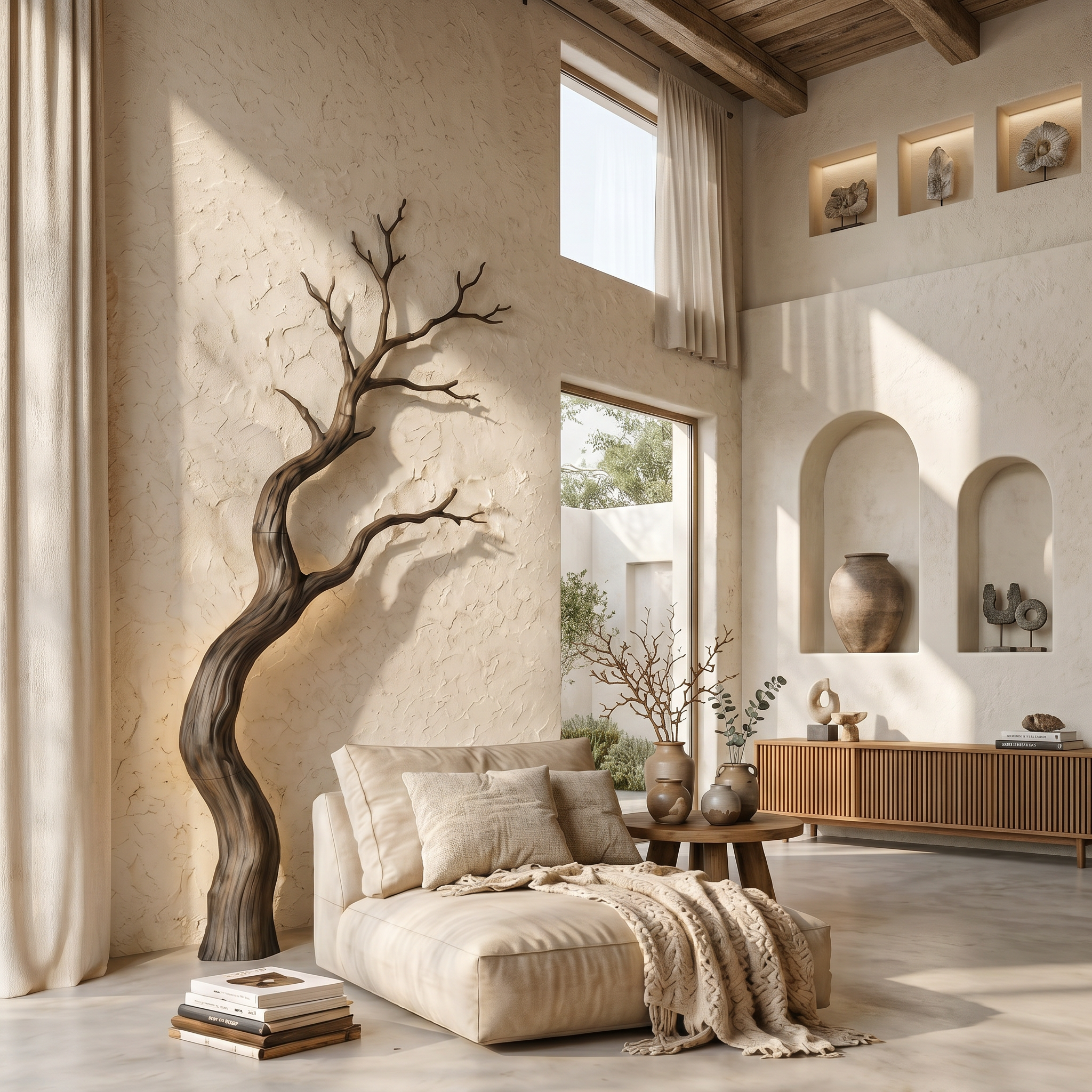 Modern Wall Decor Driftwood Branch Style For Living Room