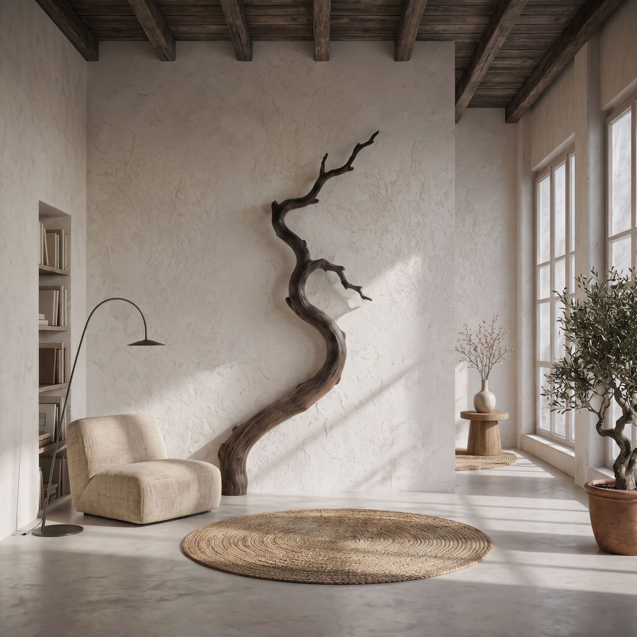 Nature Inspired Wall Decor Tree Branch Form For Entryway