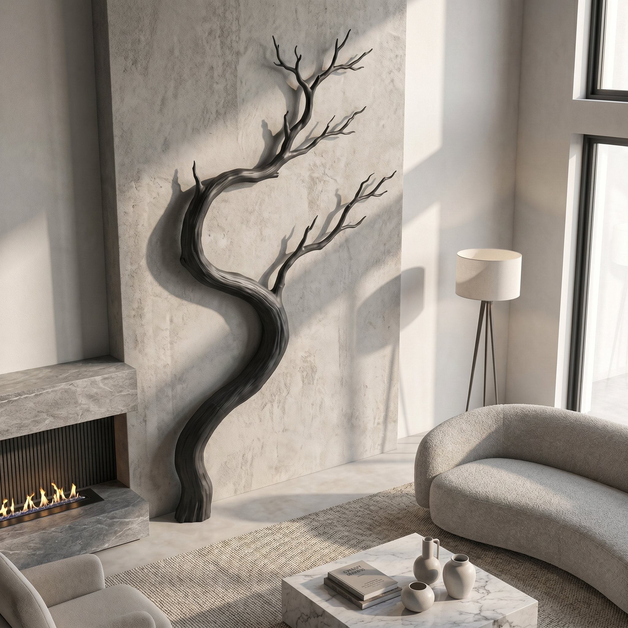 Artisan Wall Decor Driftwood Branch Design For Living Room